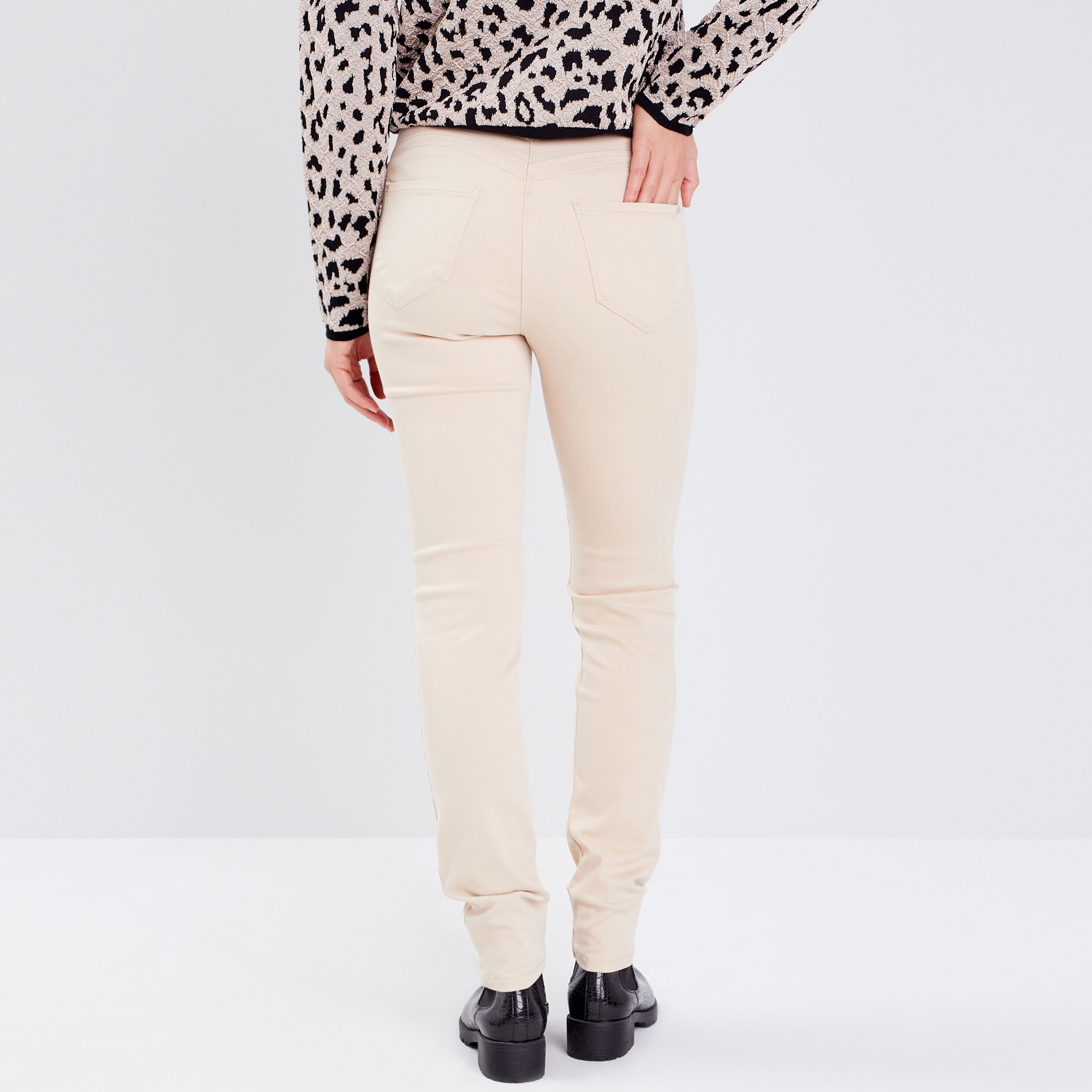 pantalon sylvano beige femme