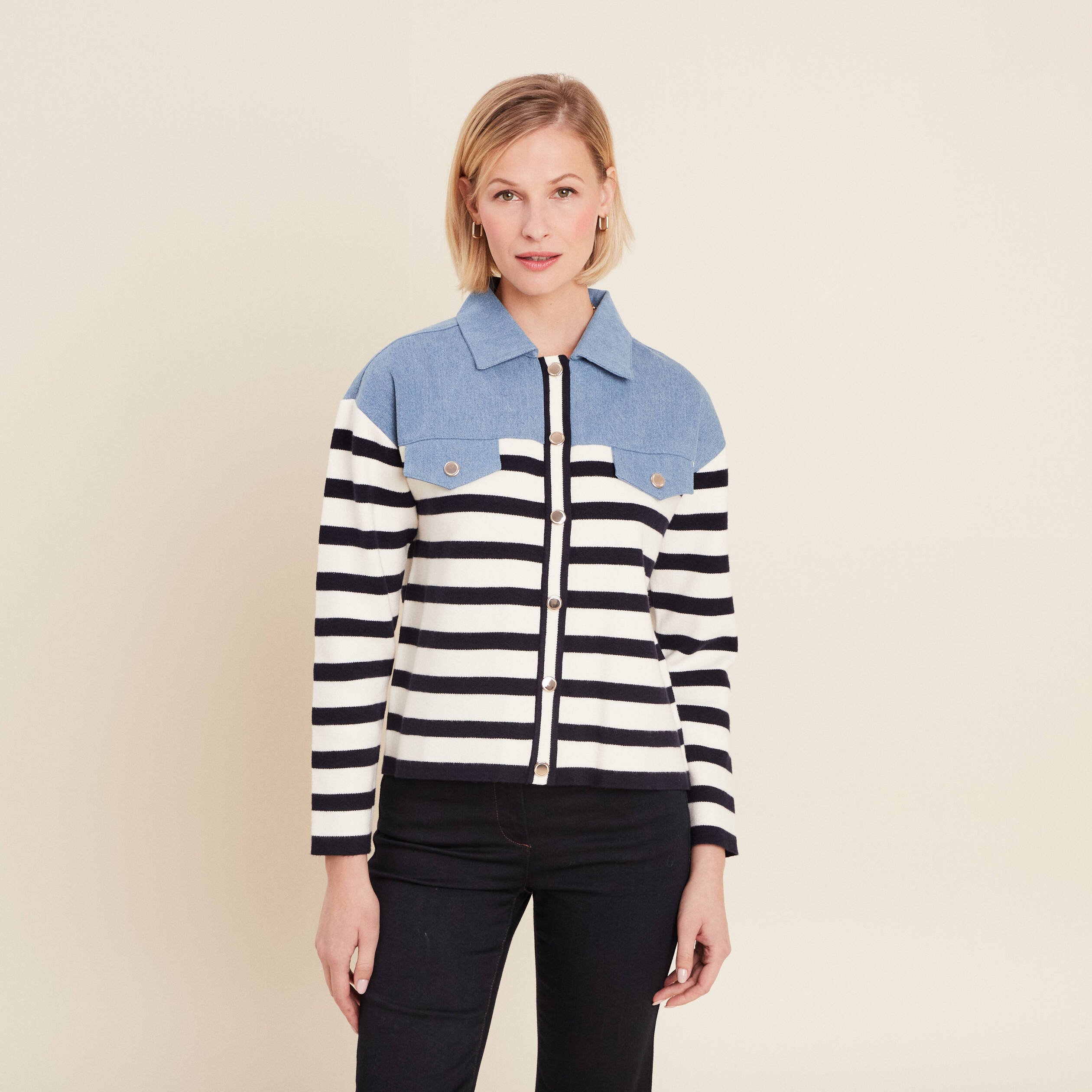 pull manches longues bleu femme Pull manches longues bleu femme