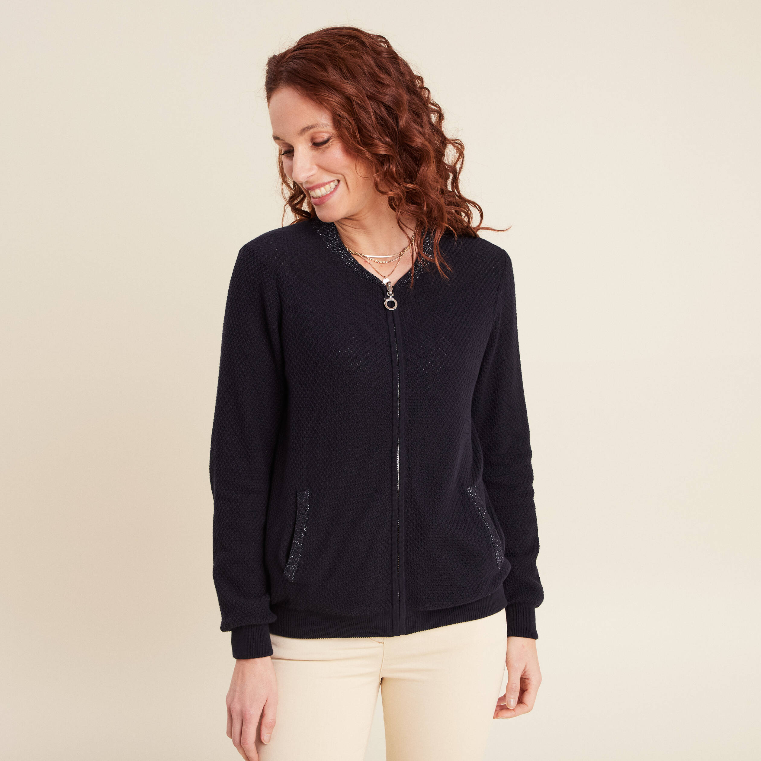 gilet reversible esprit bomber camel femme Gilet réversible esprit bomber camel femme