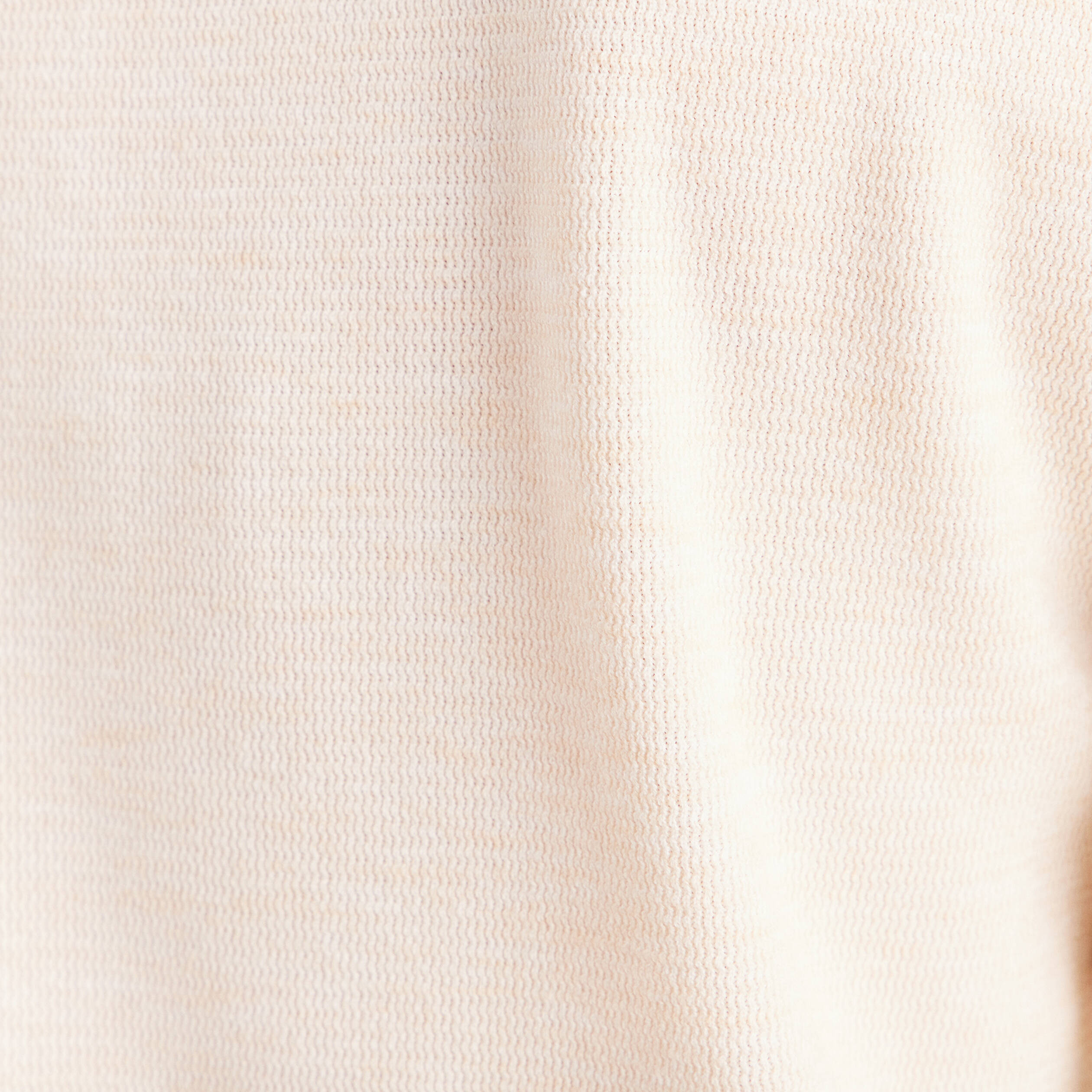 Pull col ch&acirc;le manches longues ecru femme