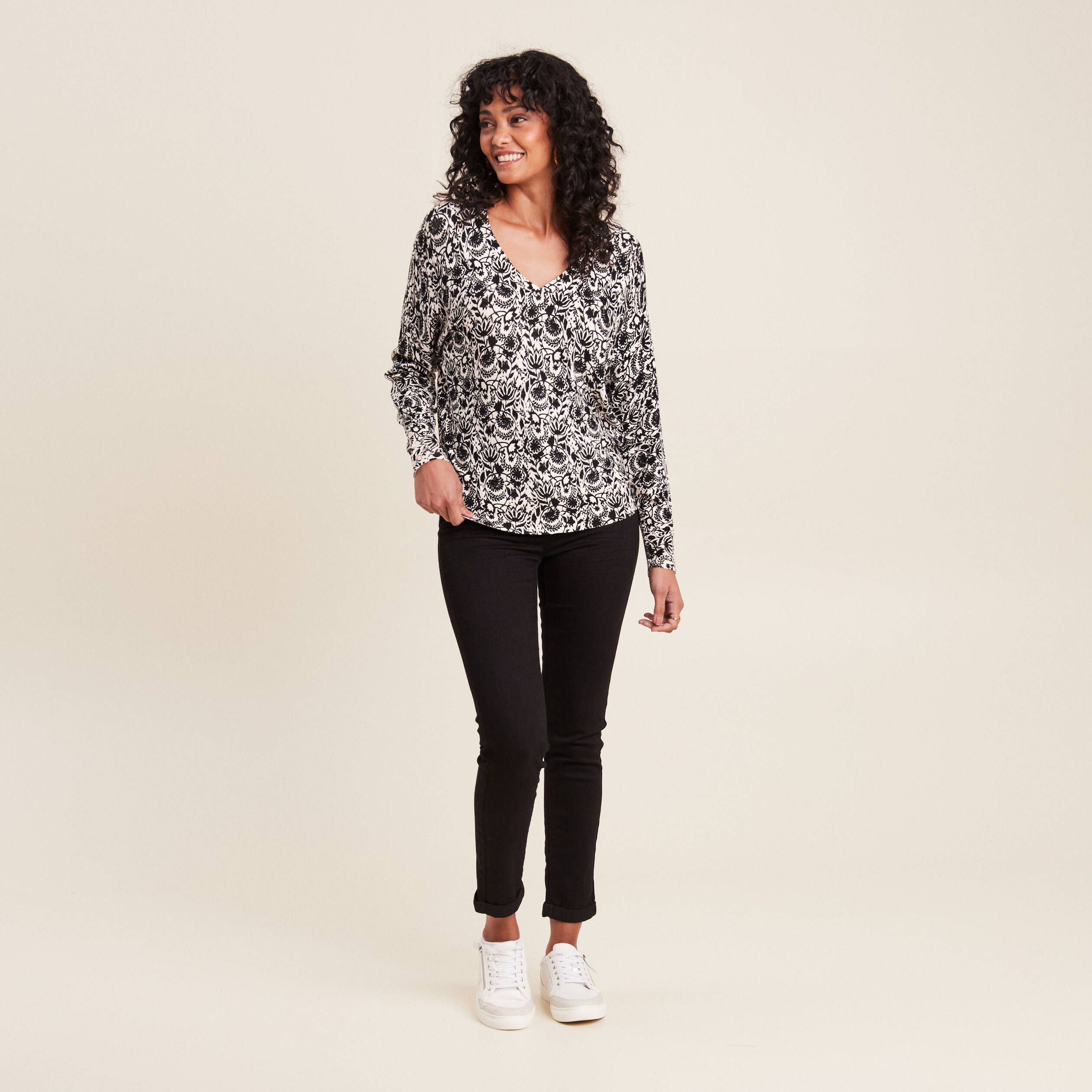 pull manches longues blanc femme Pull manches longues blanc femme