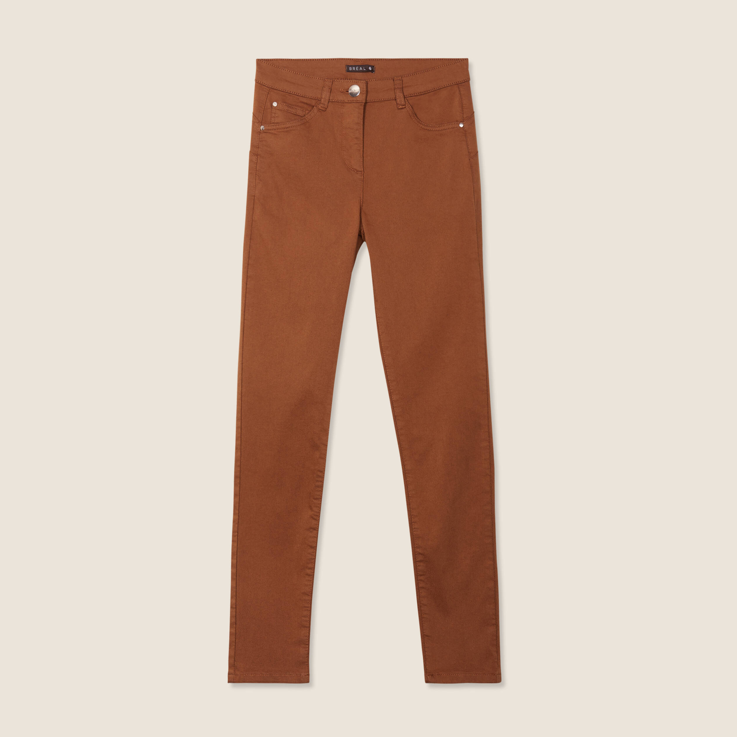 Pantalon magique Le L&eacute;ger coupe ajust&eacute;e taupe femme
