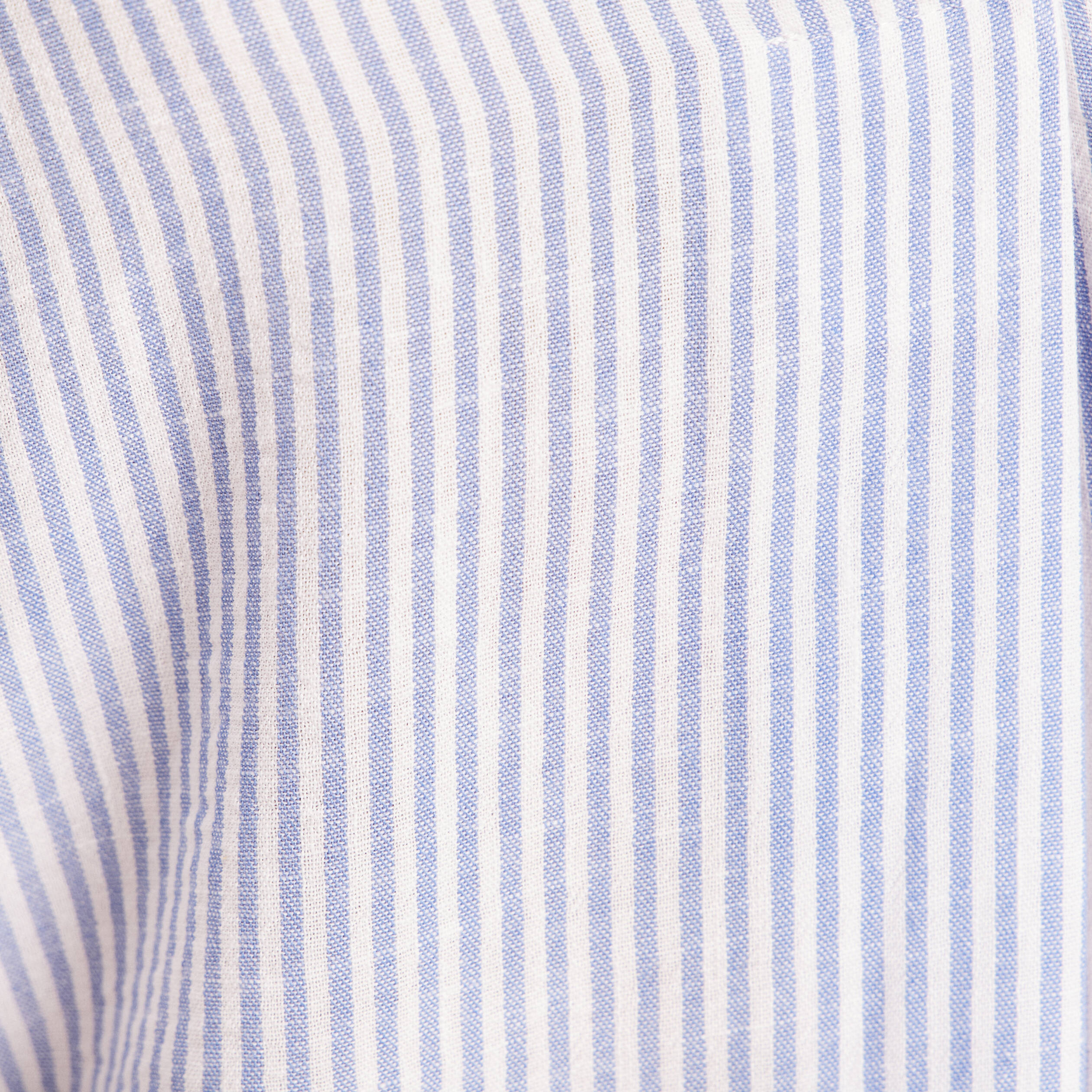 Blouse ample col chemise manches courtes bleu femme