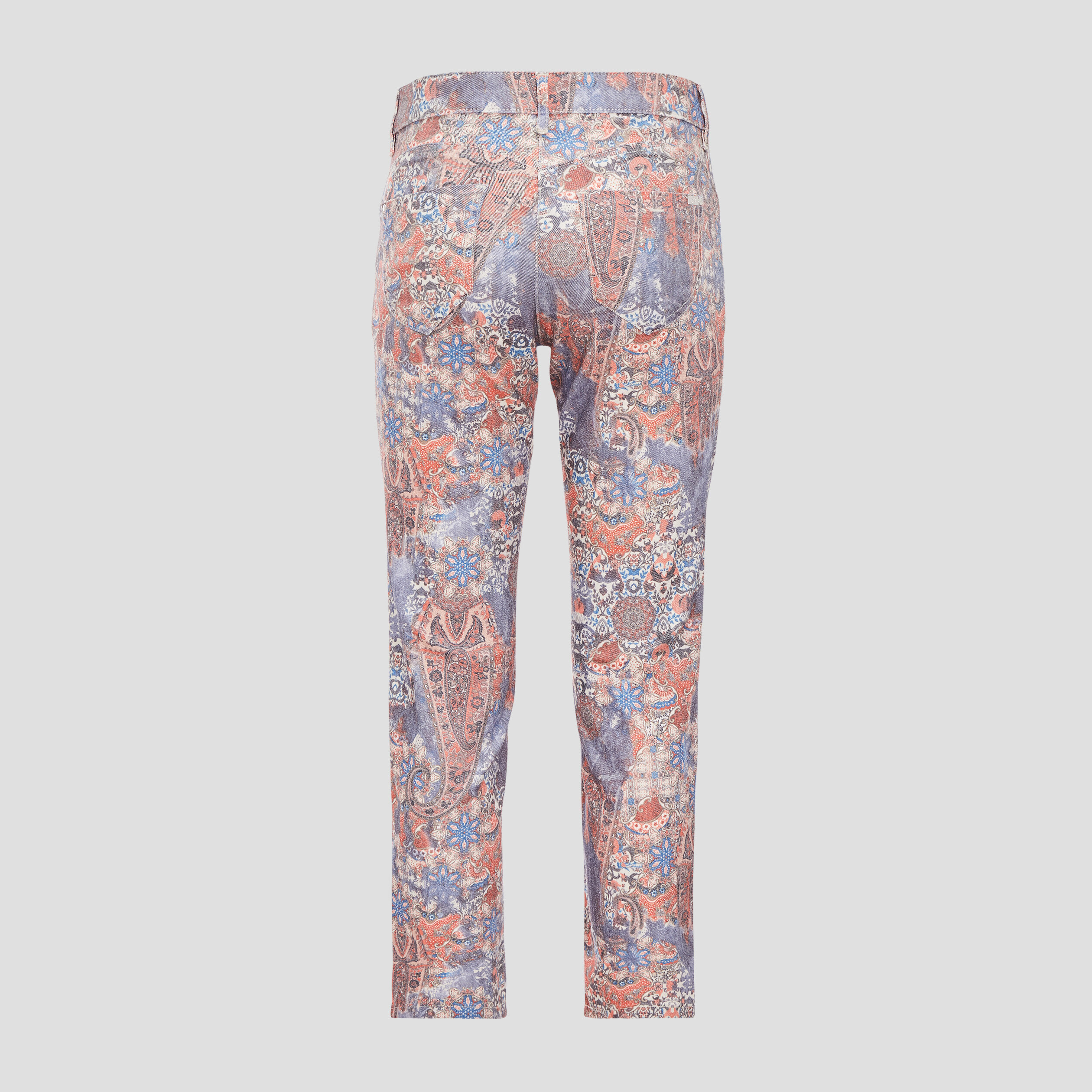 Pantalon droit sales gris femme