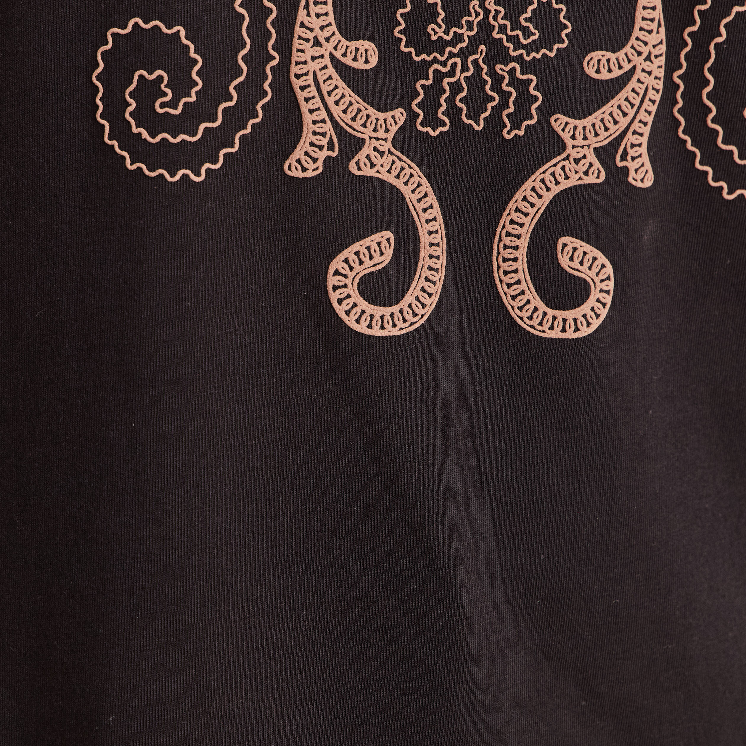 T-shirt col rond manches courtes noir femme