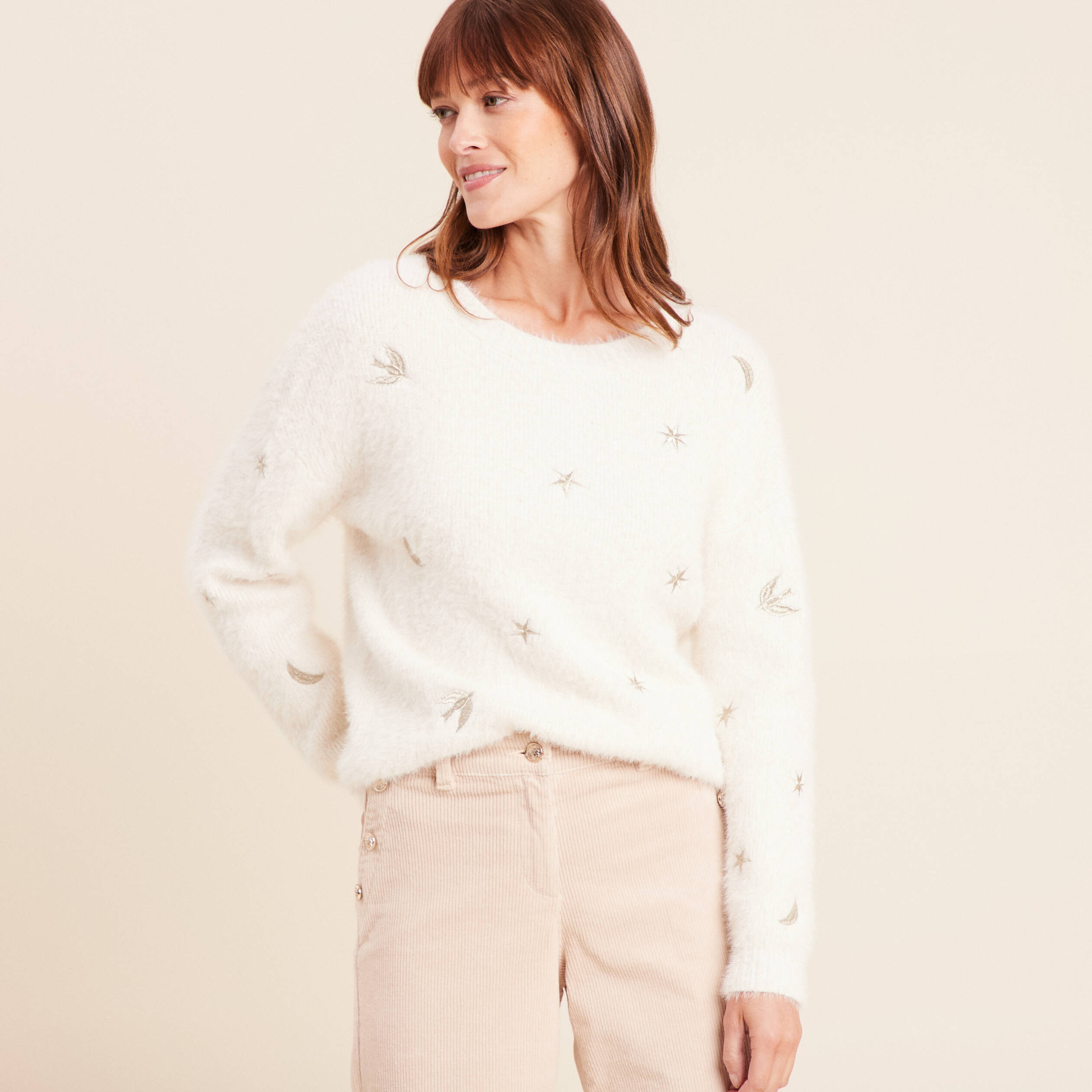 Haut Noir Transparent Brodé Who What Wear - Taille XS - Manches Longues - Occasion Très Bon état