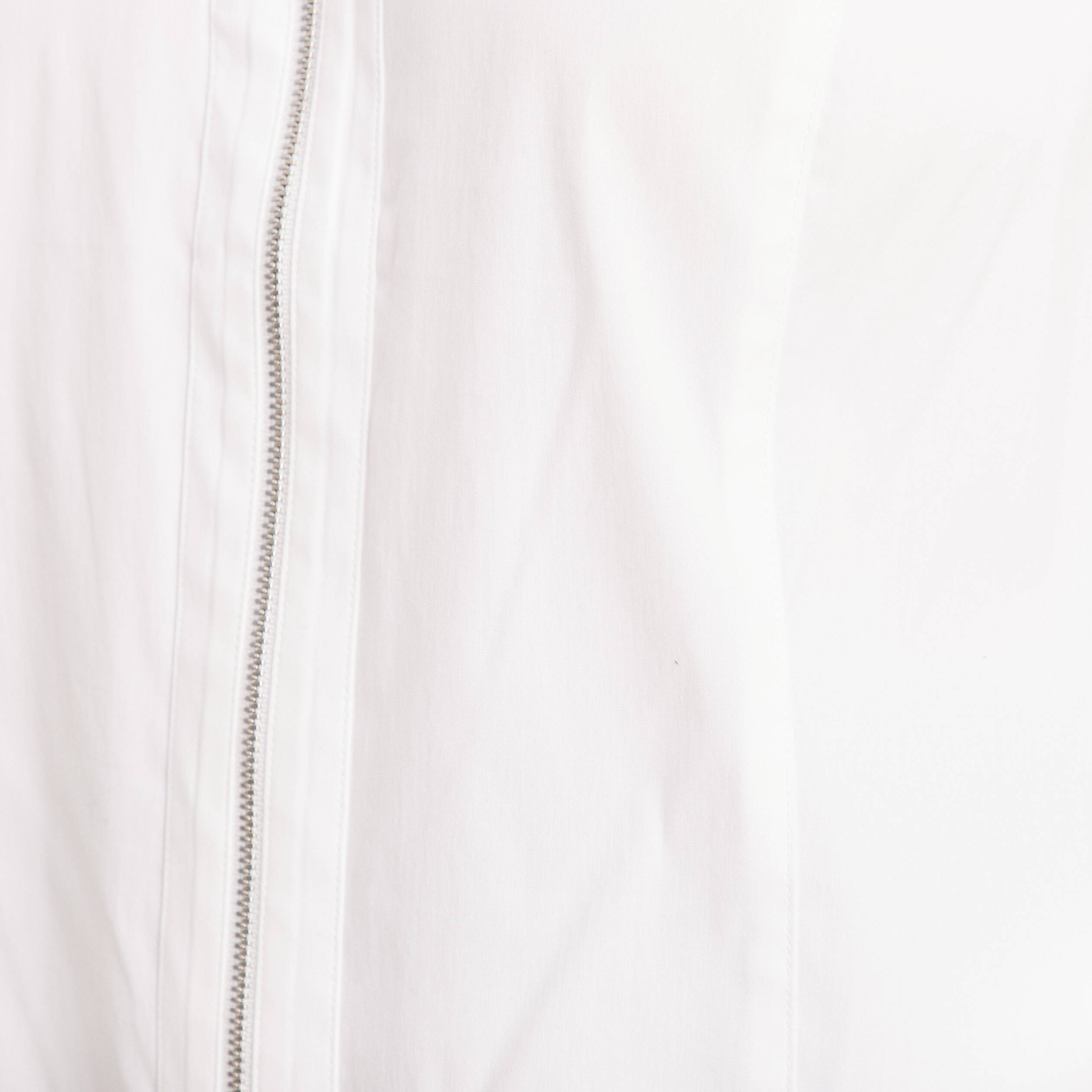 Chemise manches longues zippée blanc femme