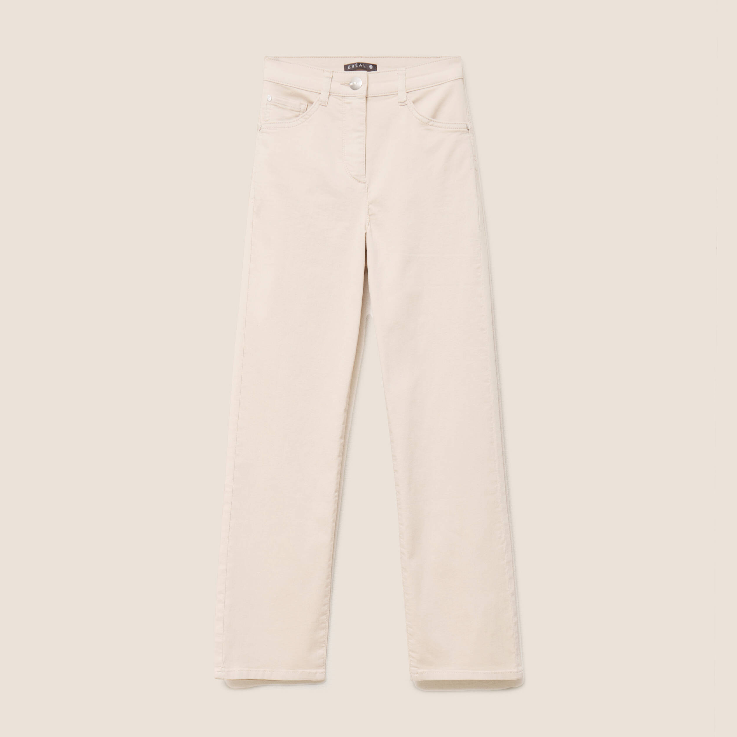 Pantalon magique Le L&eacute;ger coupe droite sable femme