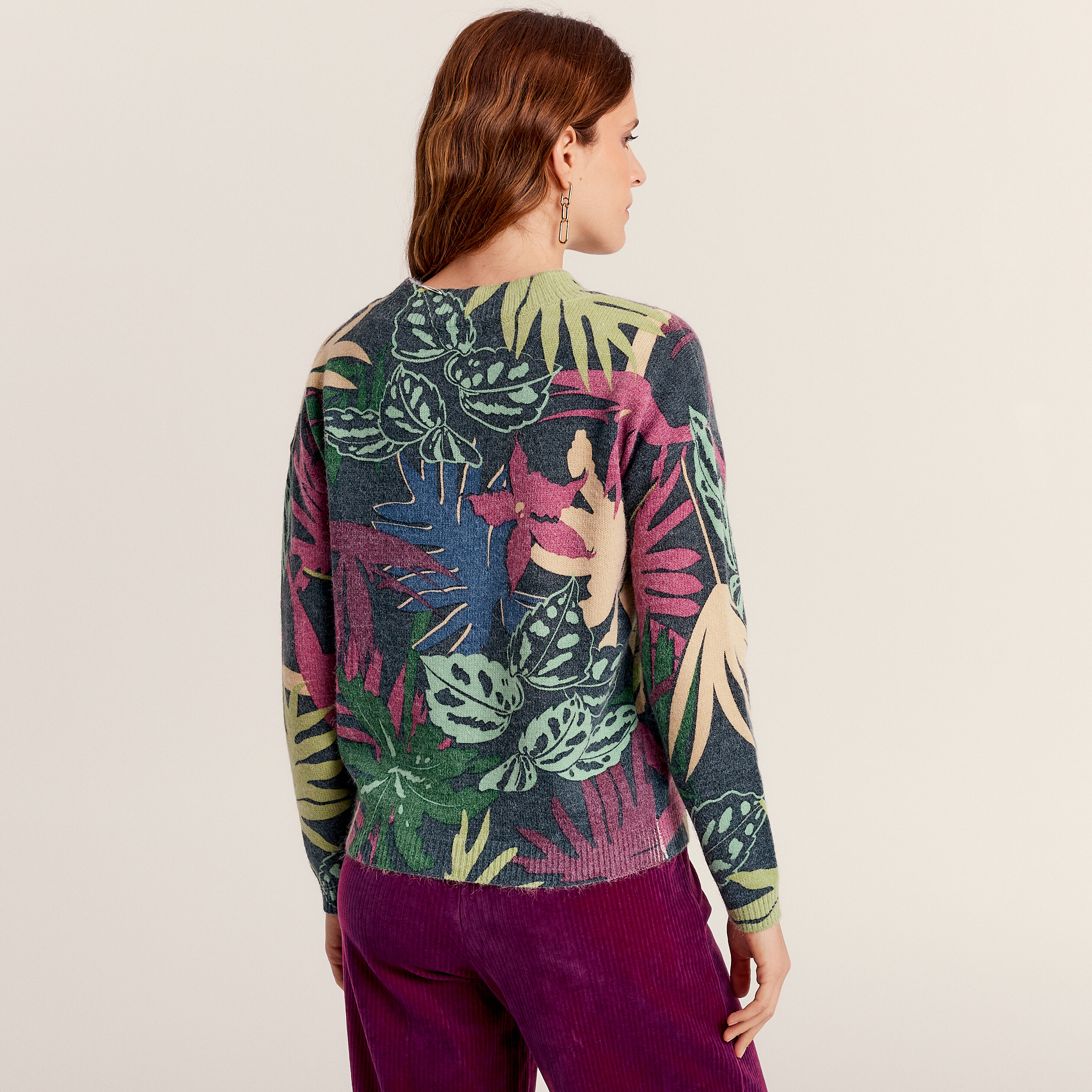 Pull parme 2025 femme