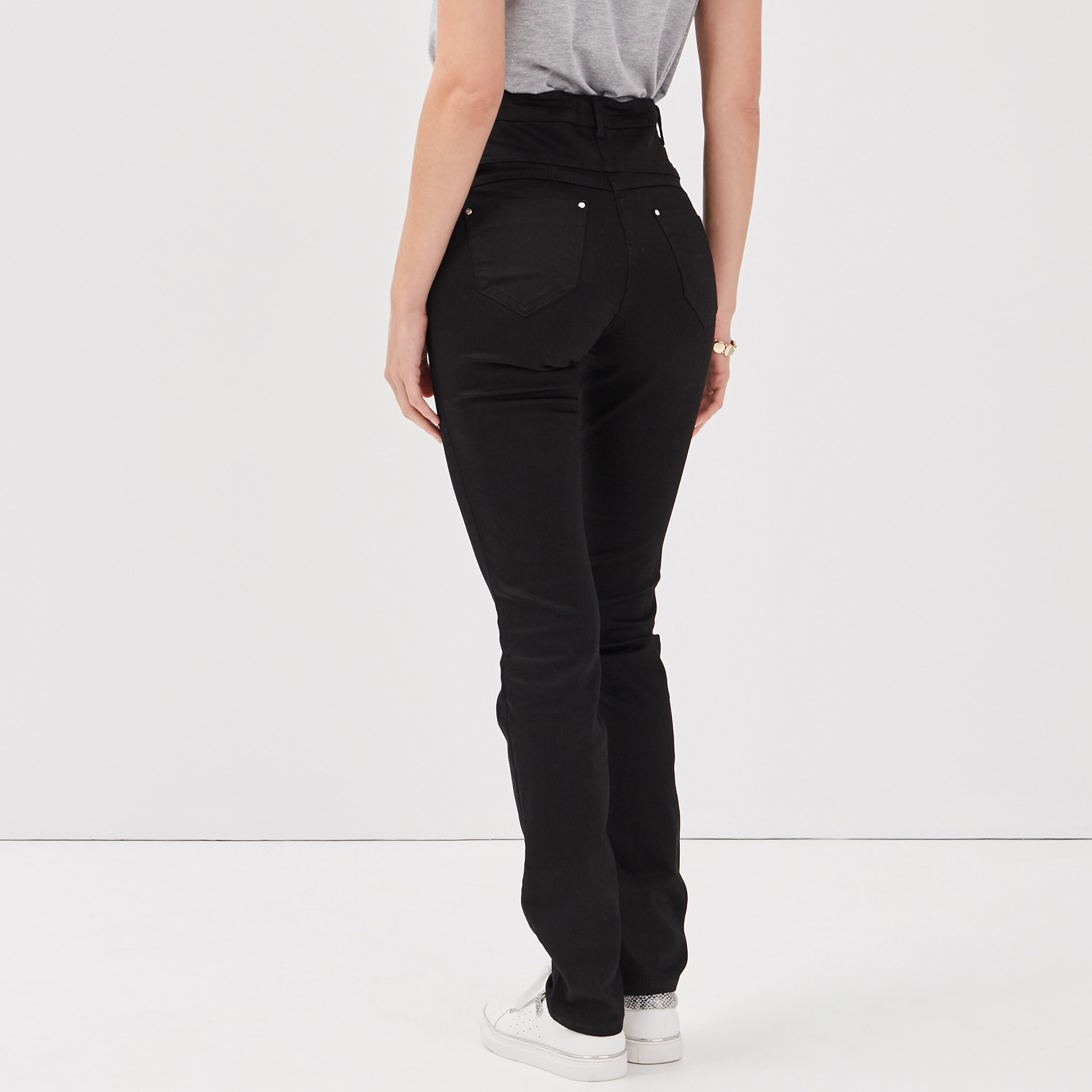Pantalon magique Le gainant denim noir femme