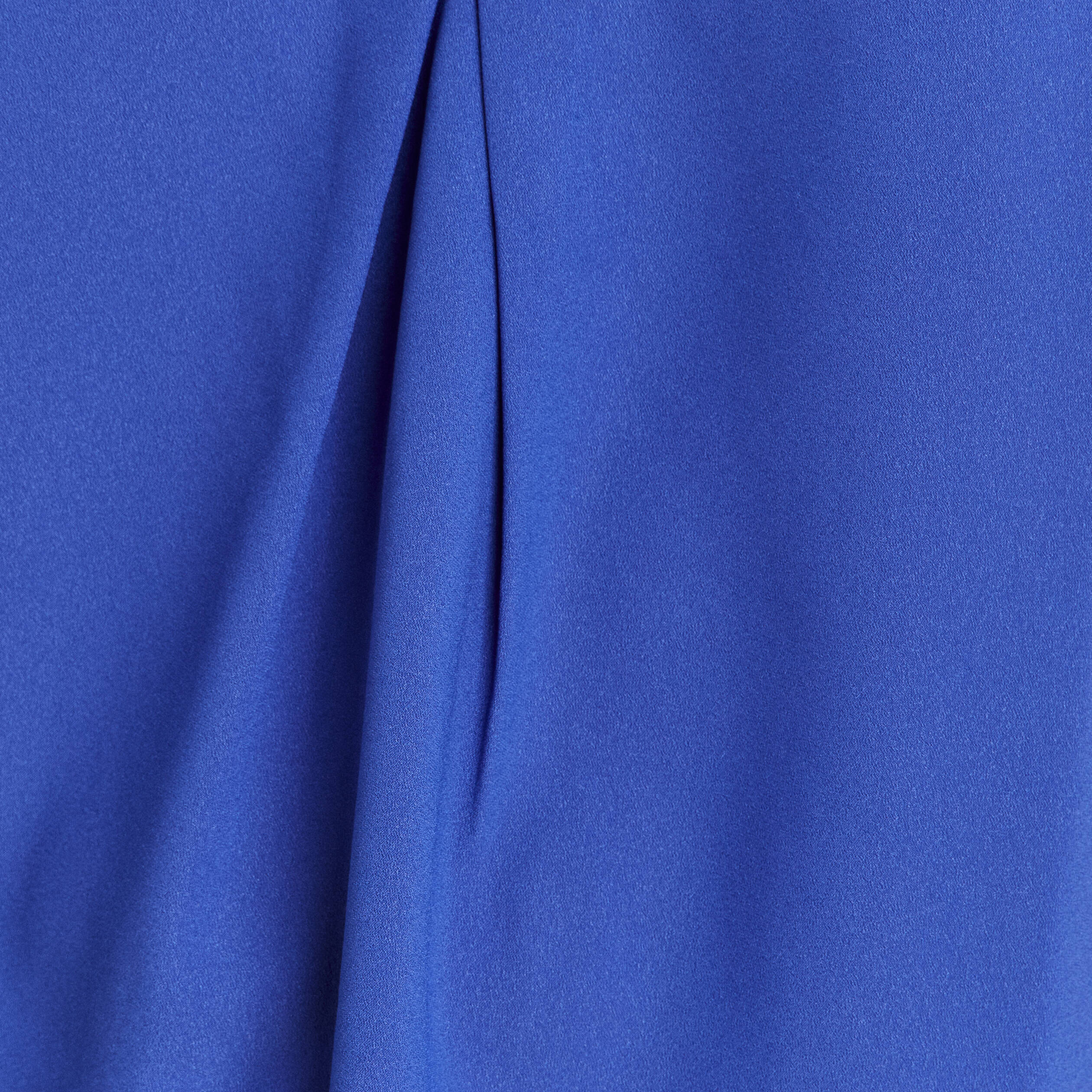 D&eacute;bardeur sans manches bleu fonc&eacute; femme