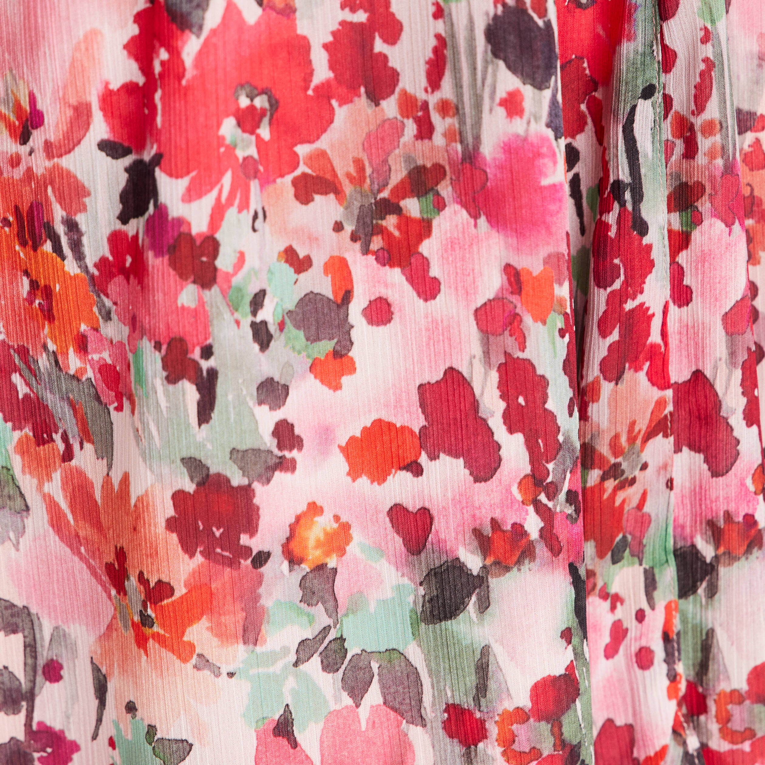 Robe longue portefeuille multicolore femme