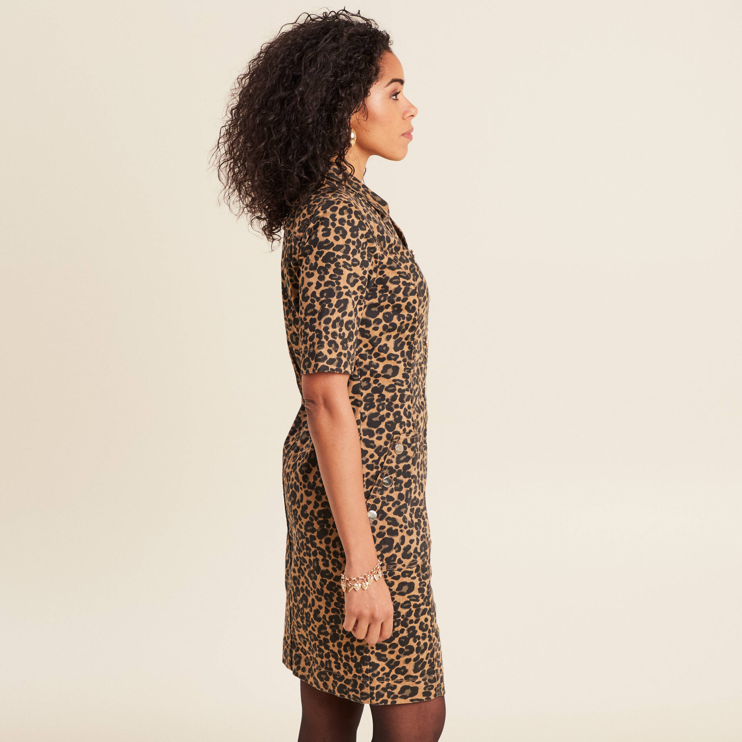 robe droite en jean marron femme Robe droite en jean marron femme