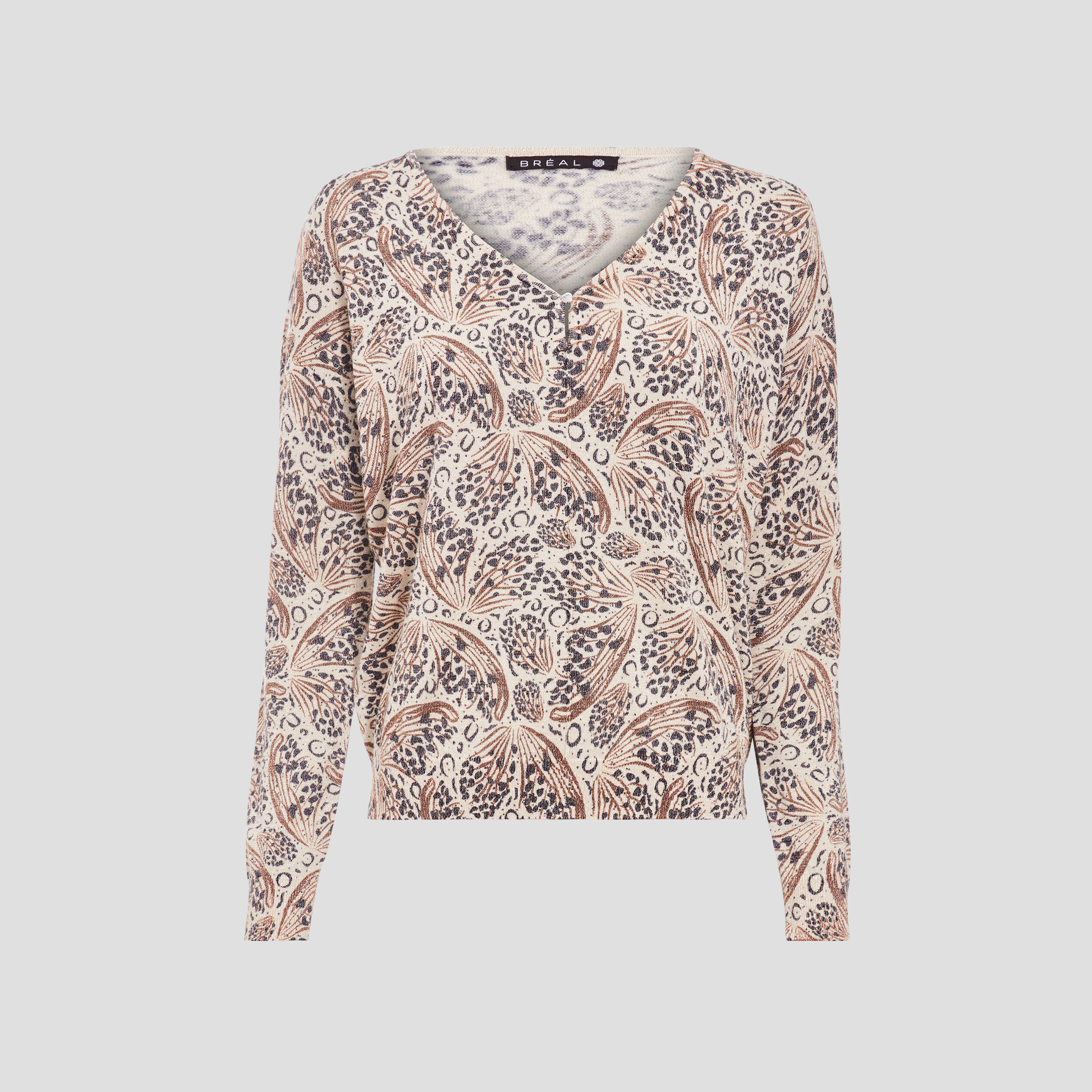Pull manches longues noir femme