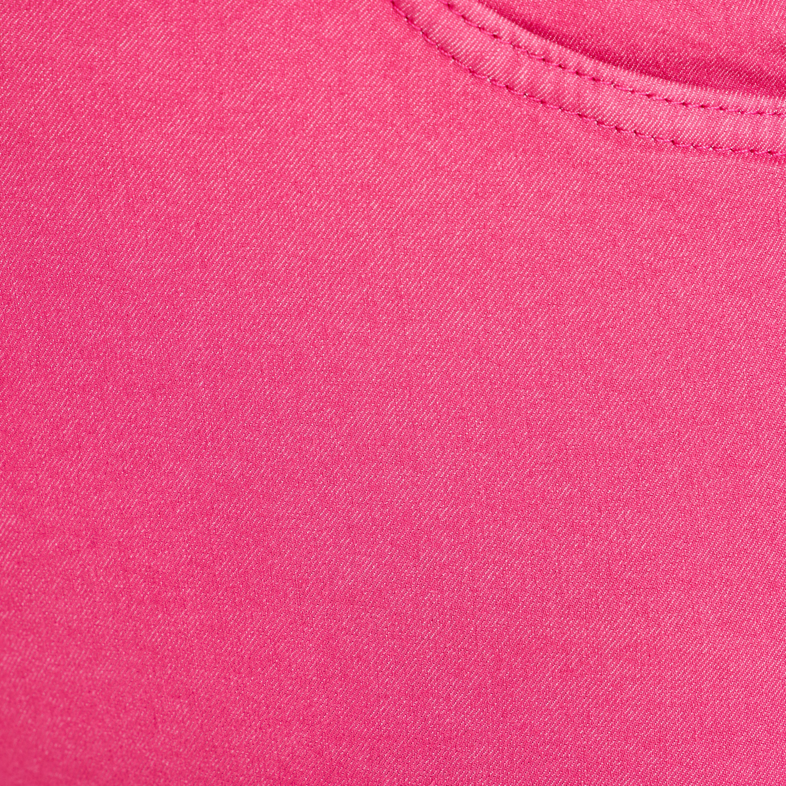 Pantacourt magique Le L&eacute;ger coupe droite rose framboise femme