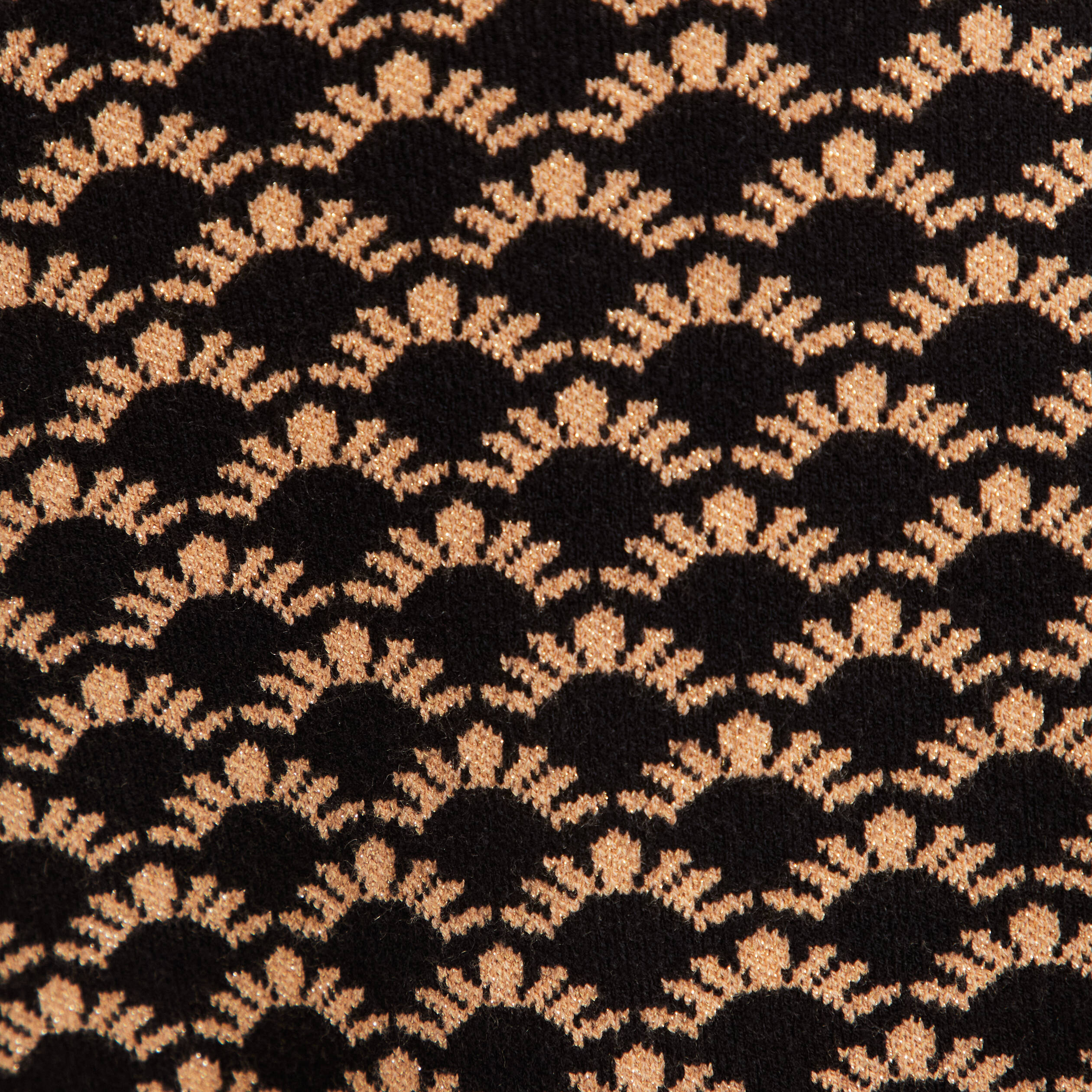 Jupe tricot ajustée noir femme