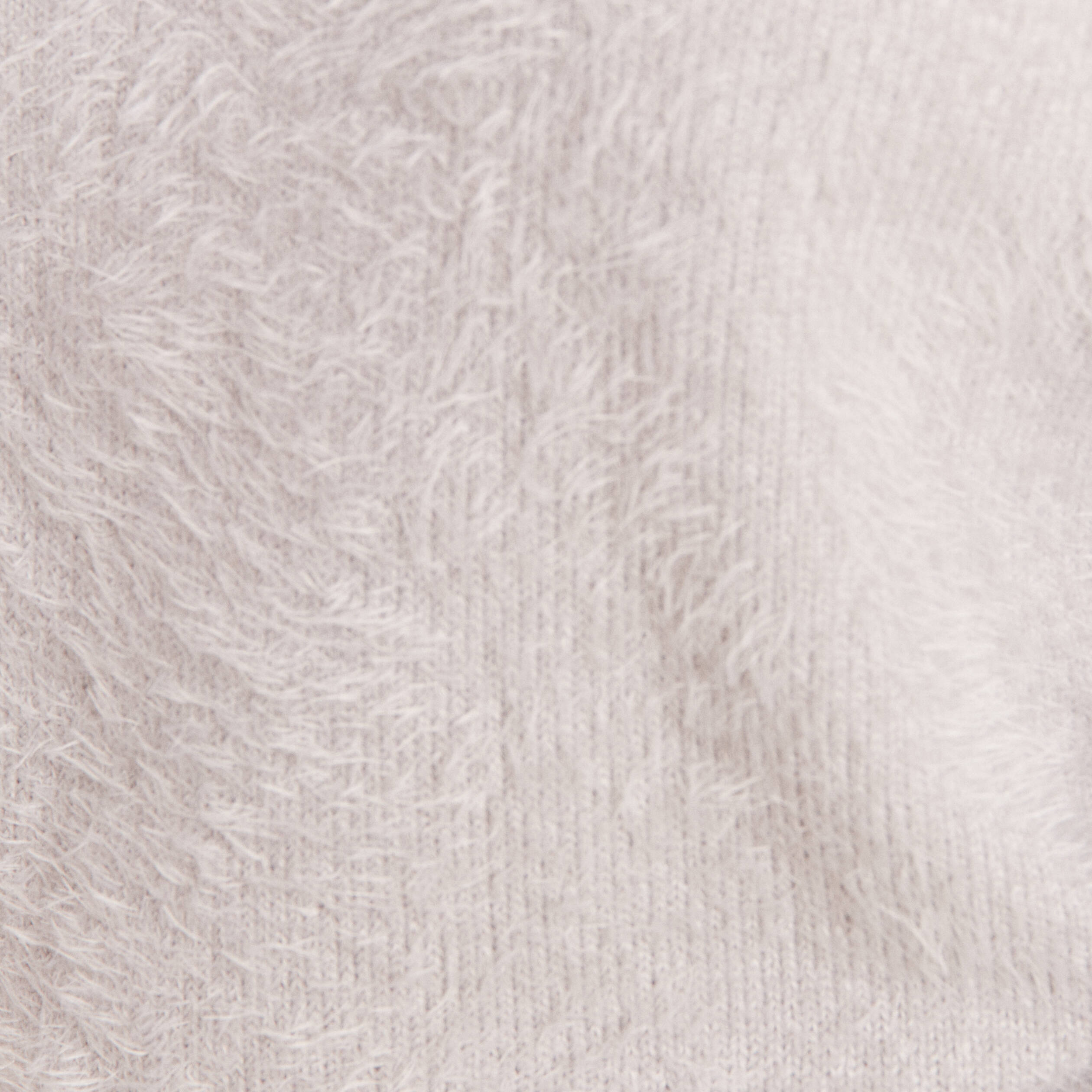 Pull manches longues gris clair femme
