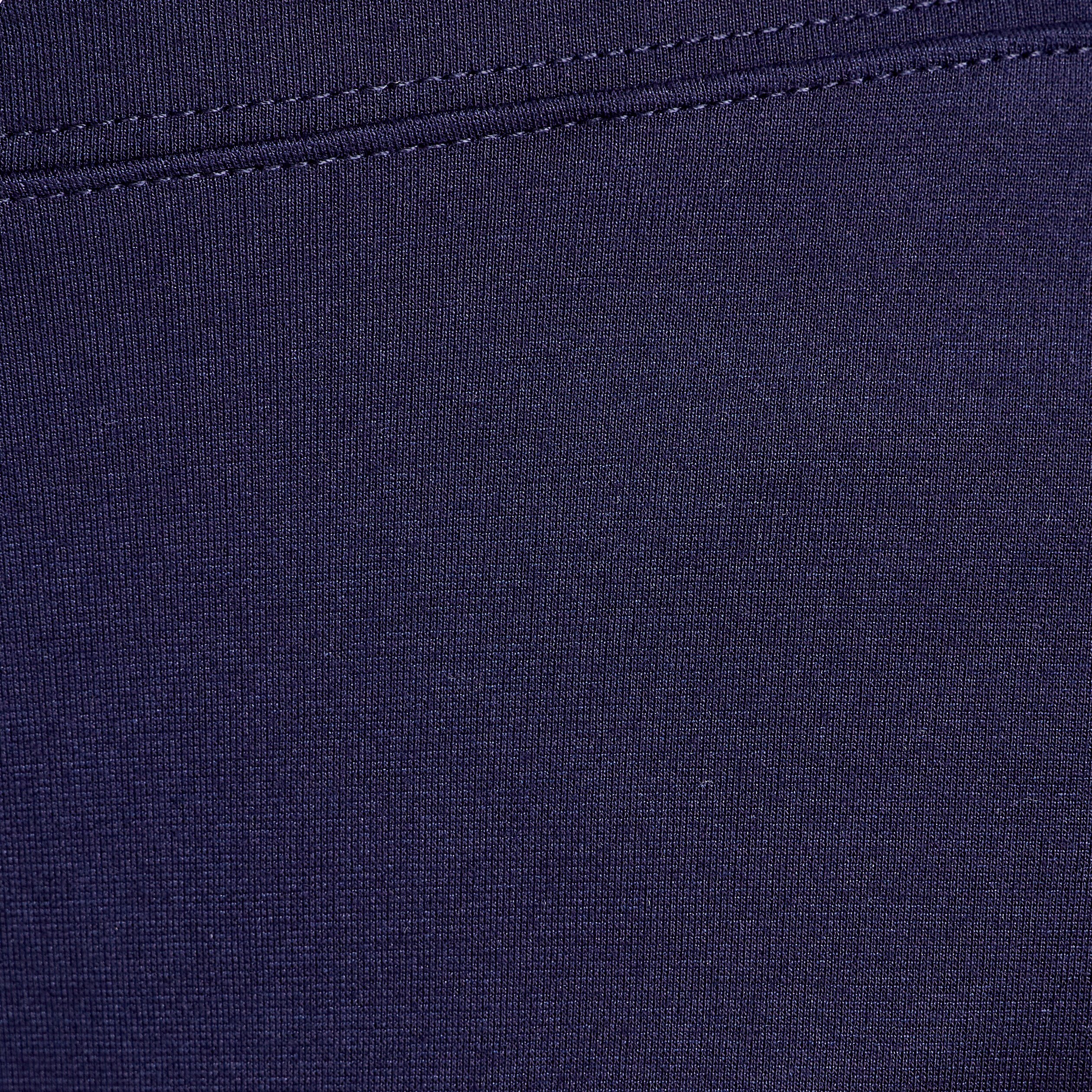 Pantalon flou fluide bleu foncé femme