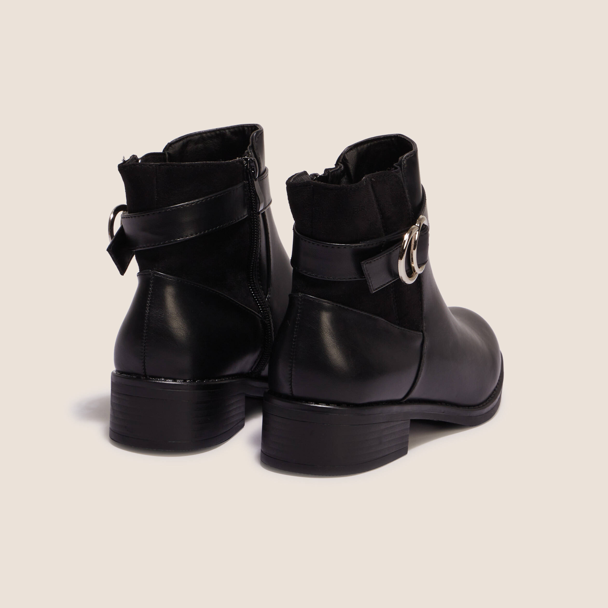 Boots femme boucle hot sale