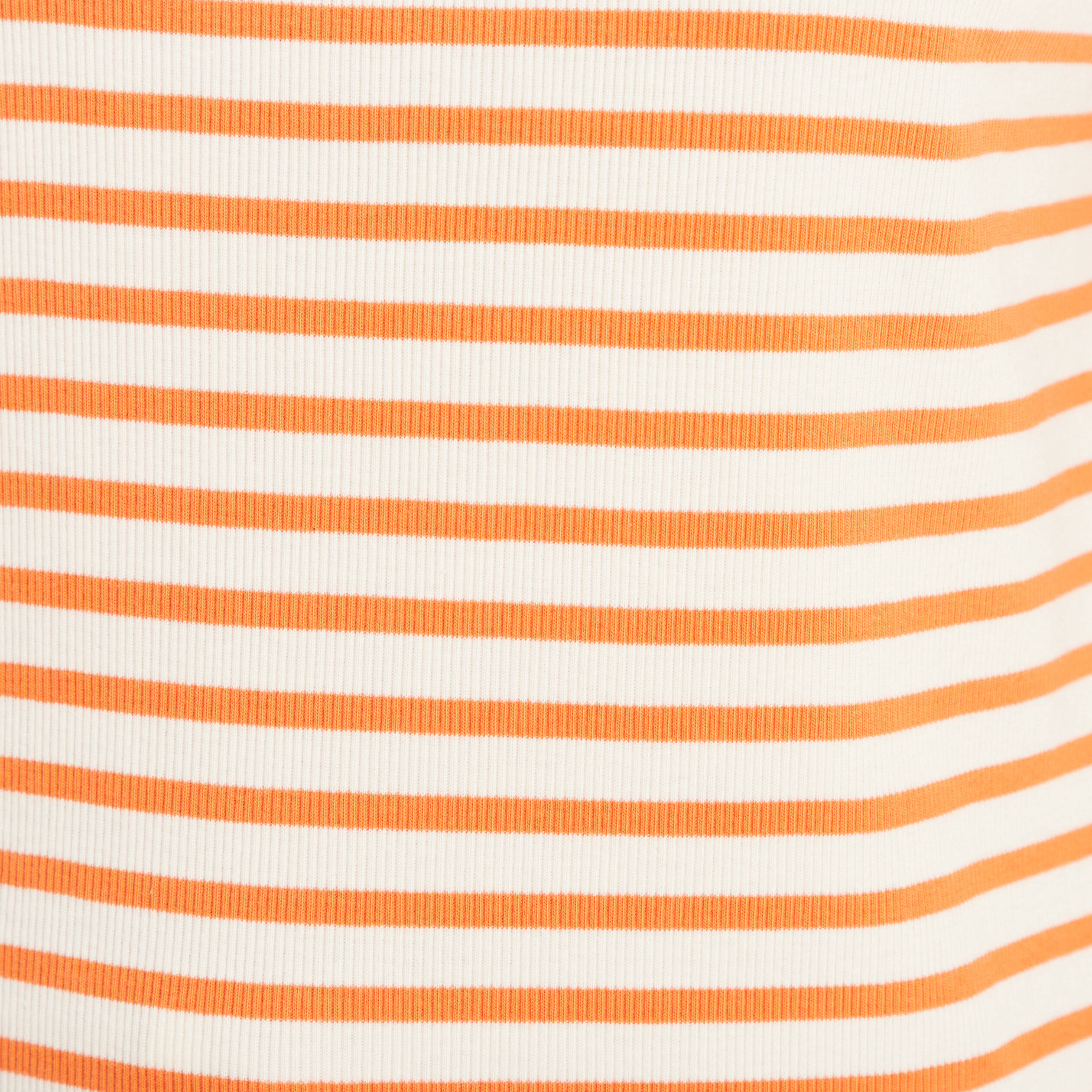 T-shirt manches courtes orange abricot femme