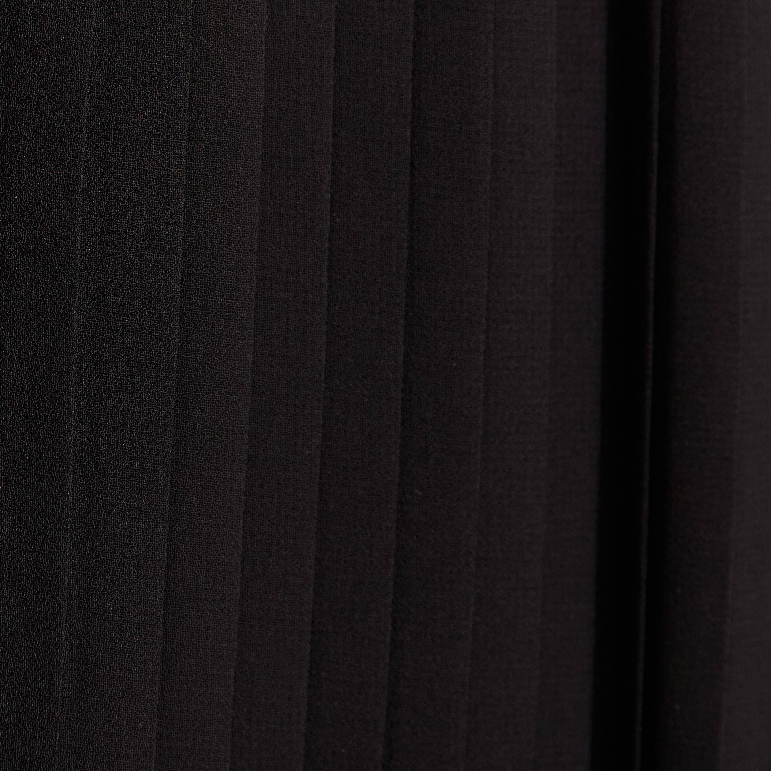 Jupe longue &eacute;vas&eacute;e pliss&eacute;e noir femme
