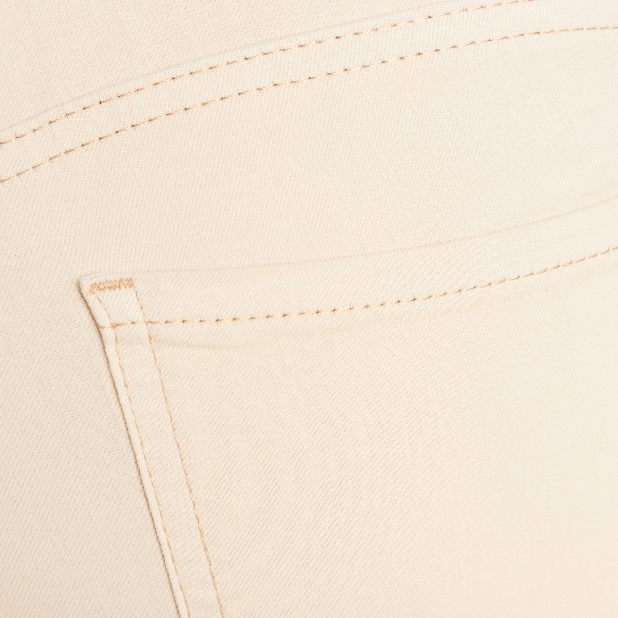 pantalon leger taille standard 78eme ivoire femme Pantalon léger taille standard 7/8ème ivoire femme