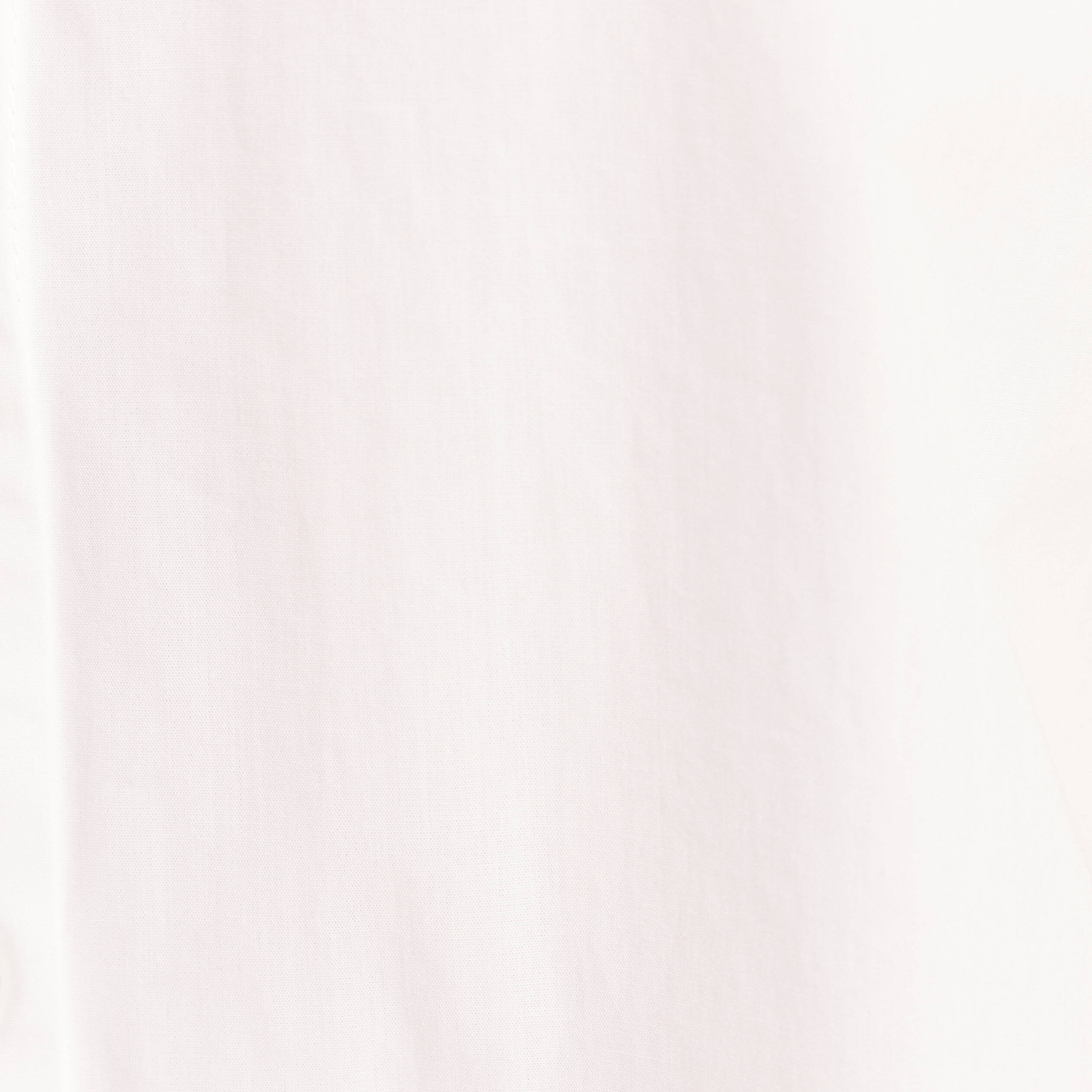 Chemise col chemise manches courtes blanc femme
