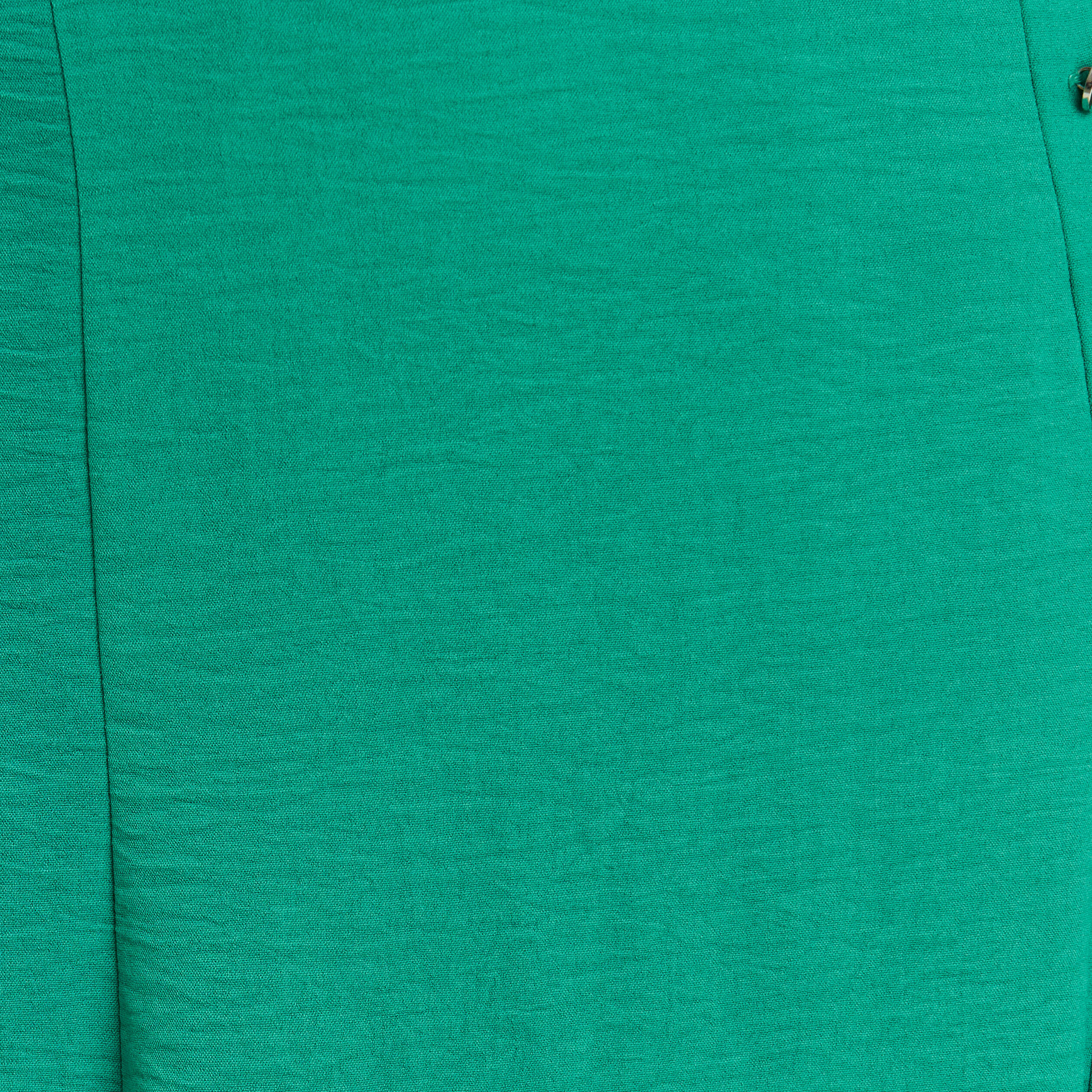 Jupe longue évasée vert émeraude femme