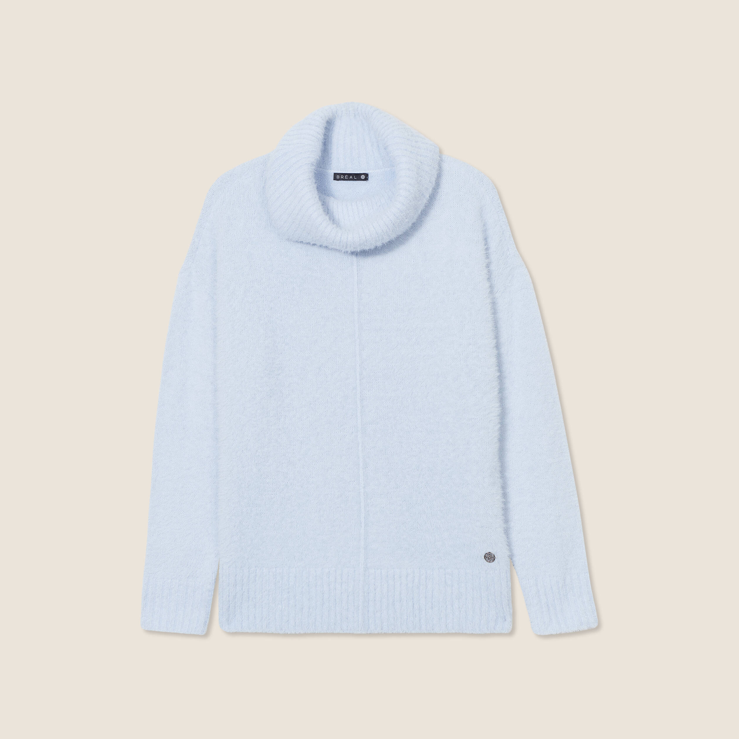 pull manches longues bleu pastel femme Pull manches longues bleu pastel femme
