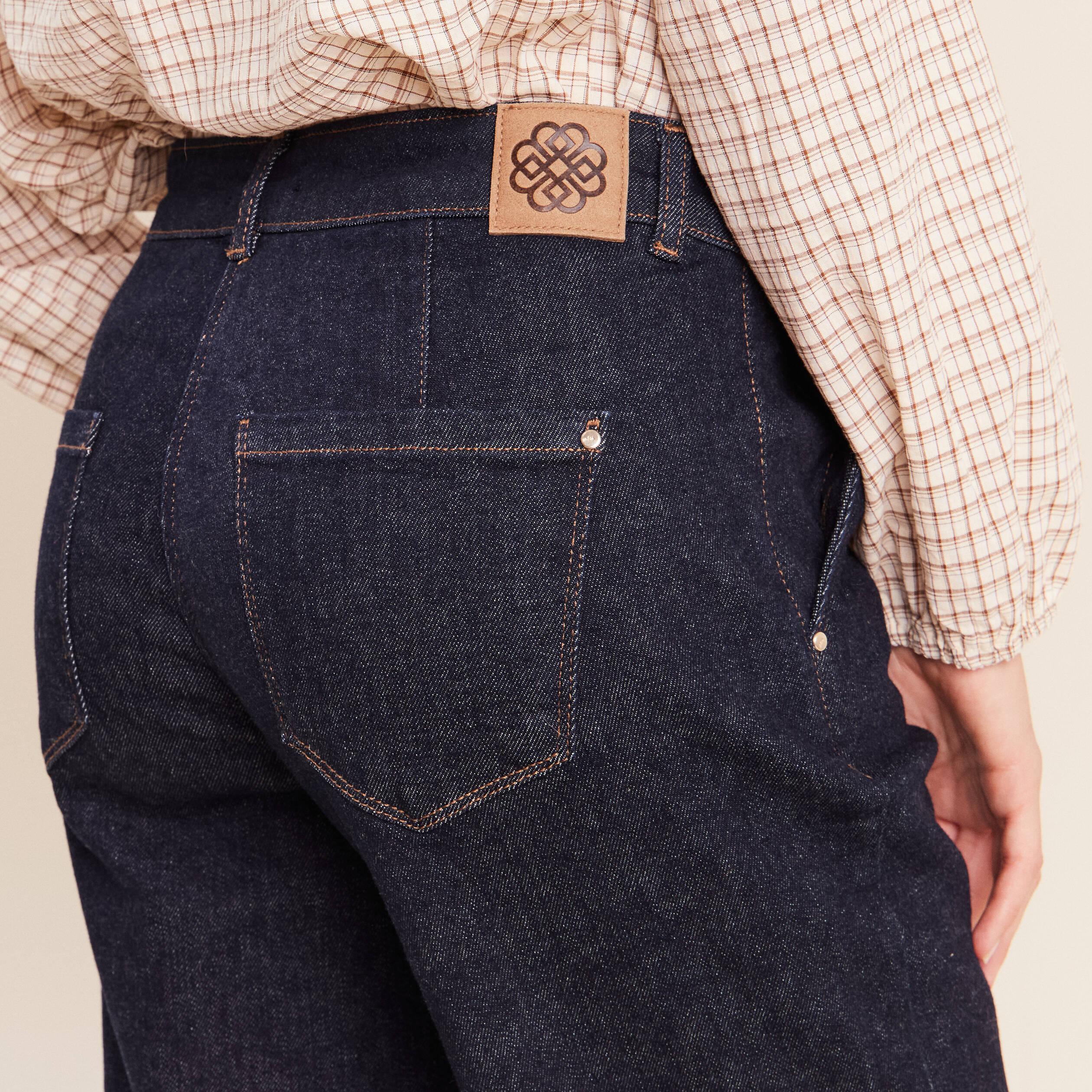 Jean denim brut femme