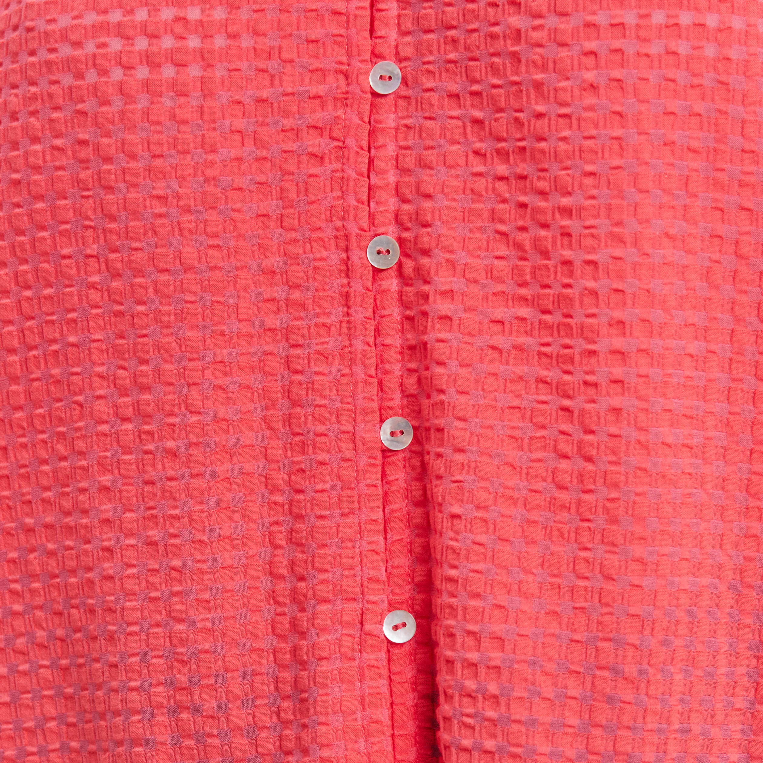Blouse manches 3/4 rose cerise femme