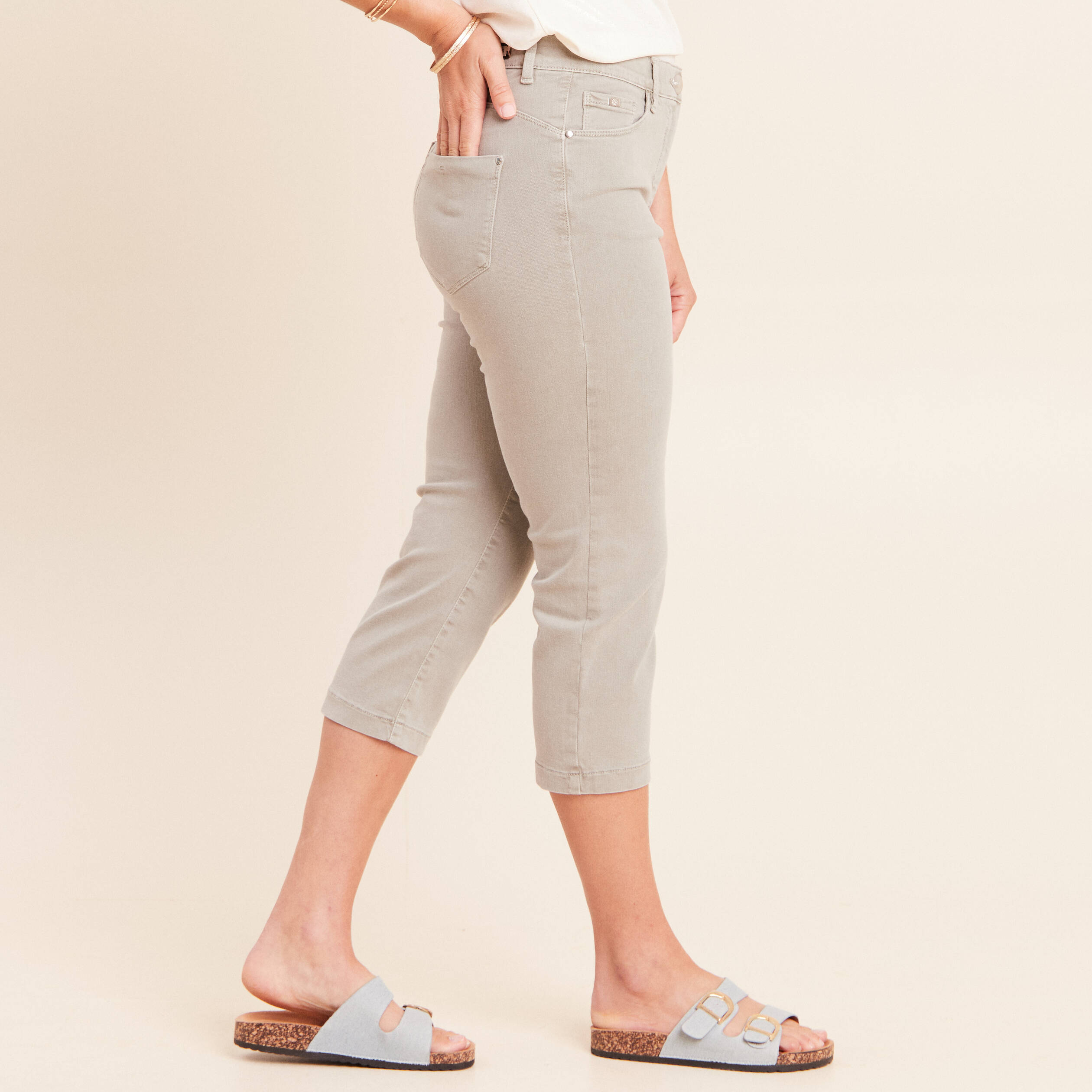 Pantalon magique l'unique vert clair femme