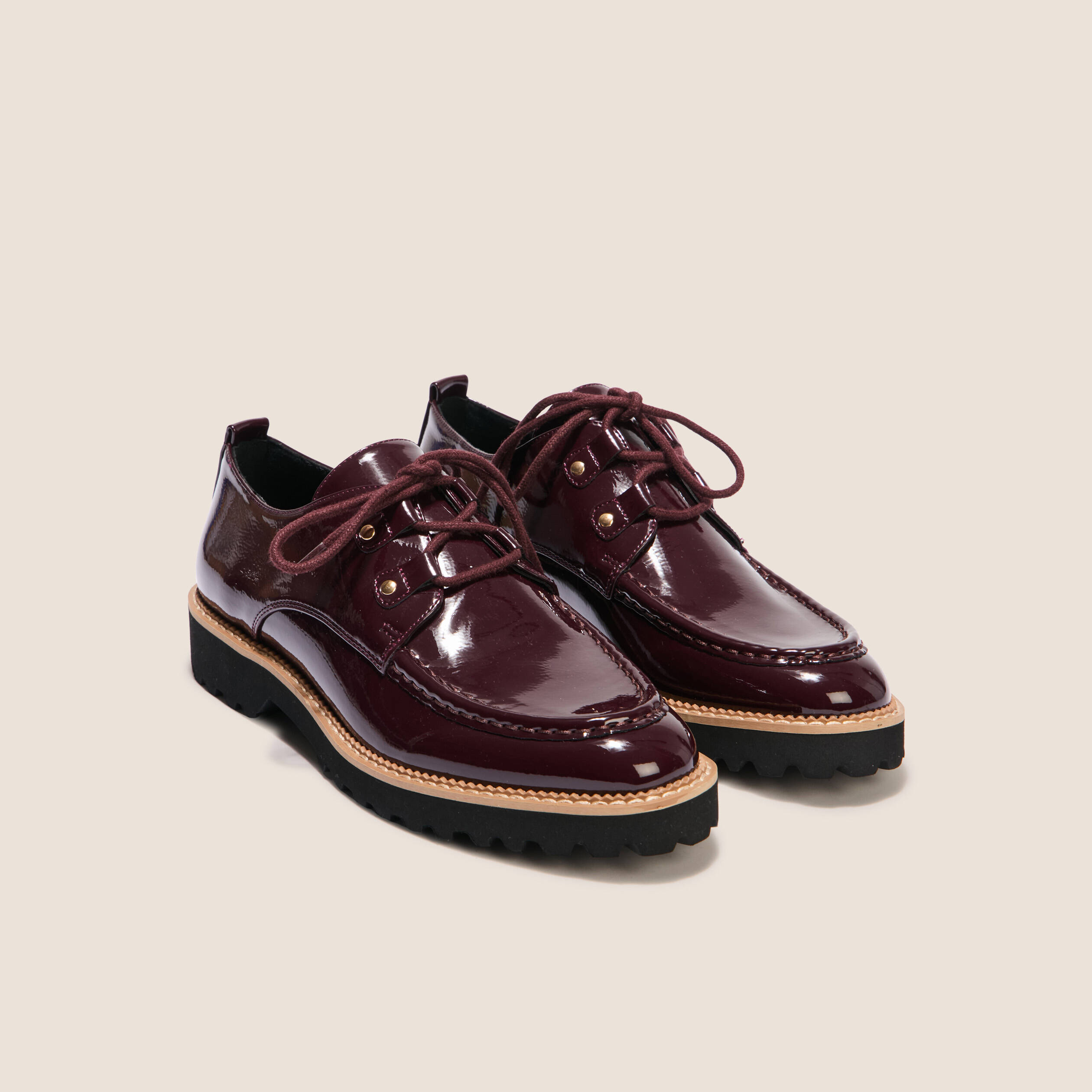 derby bordeaux femme Derby bordeaux femme