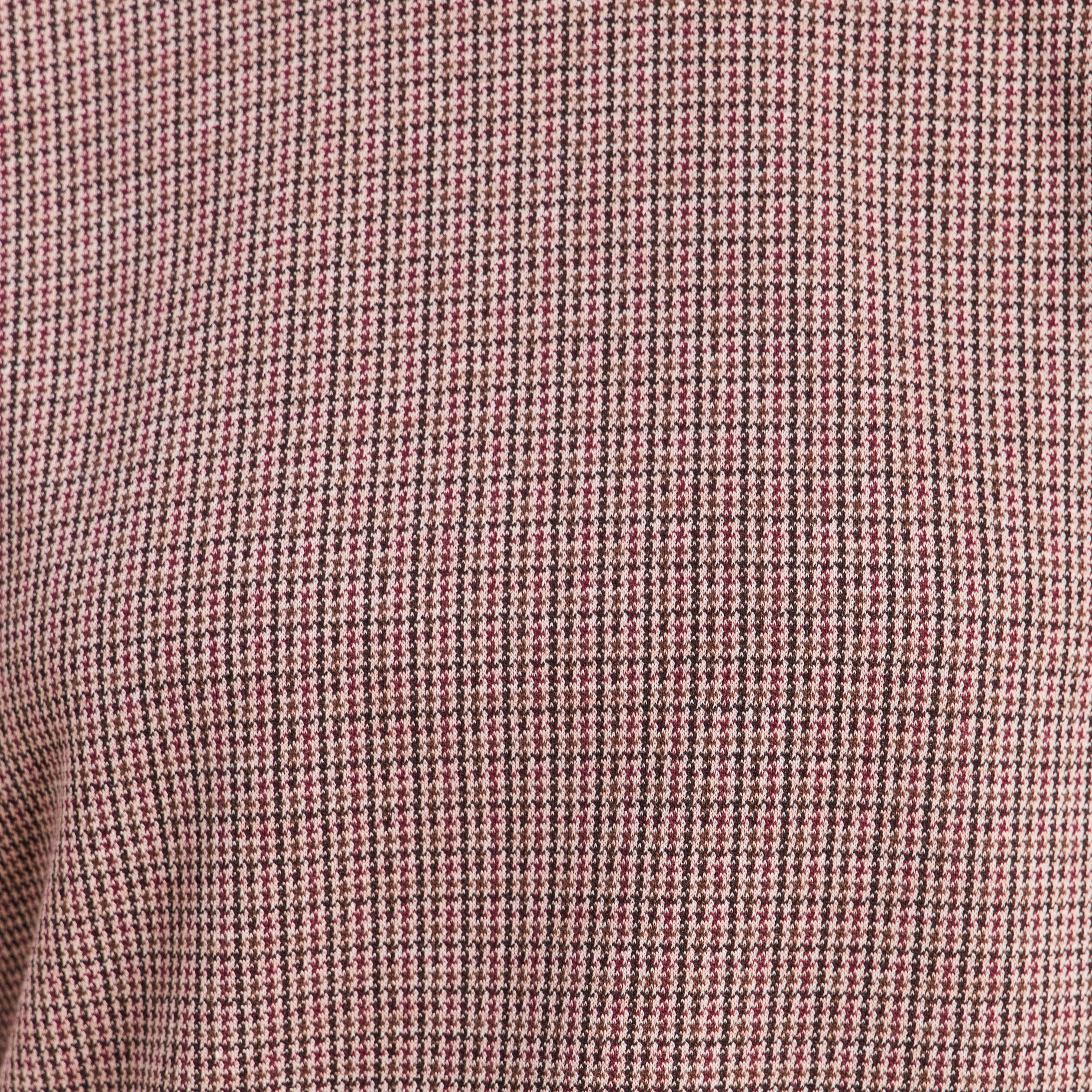 T-shirt ample jacquard manches longues multicolore femme