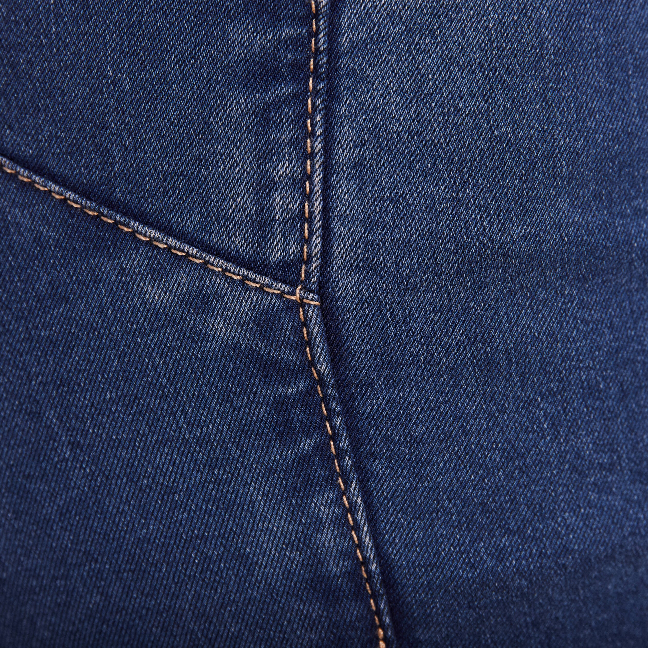 Jean magique Le L&eacute;ger coupe ajust&eacute;e long denim double stone femme