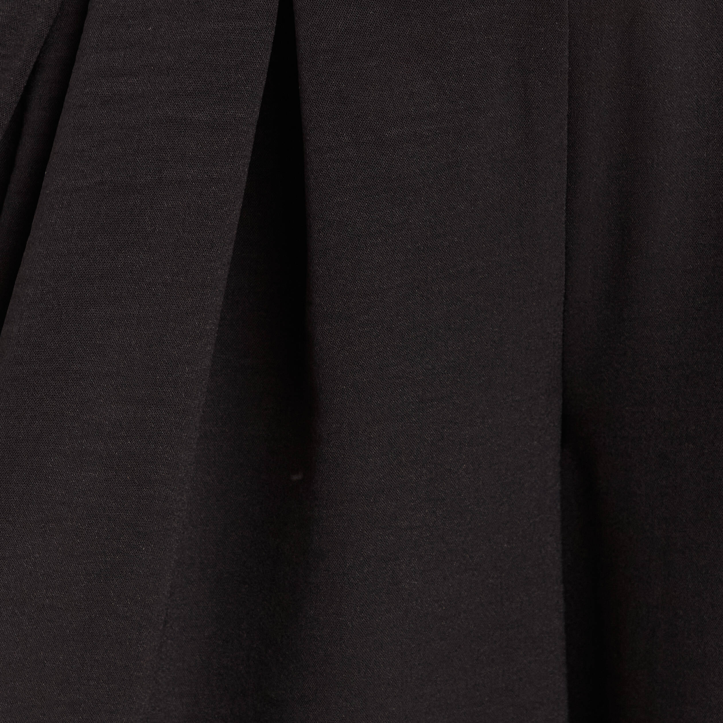 Pantalon jupe-culotte large noir femme