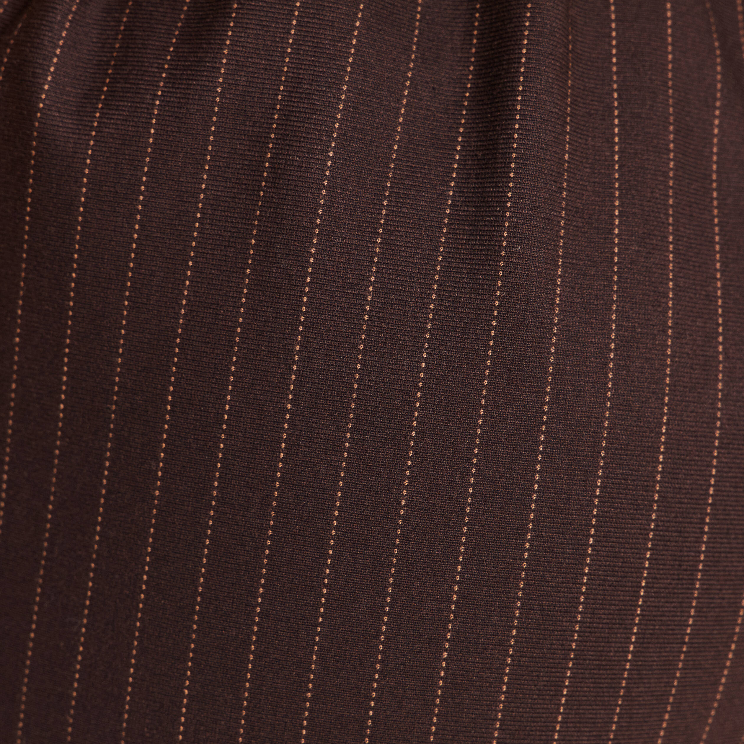 Pantalon large 7/8&egrave;me marron femme