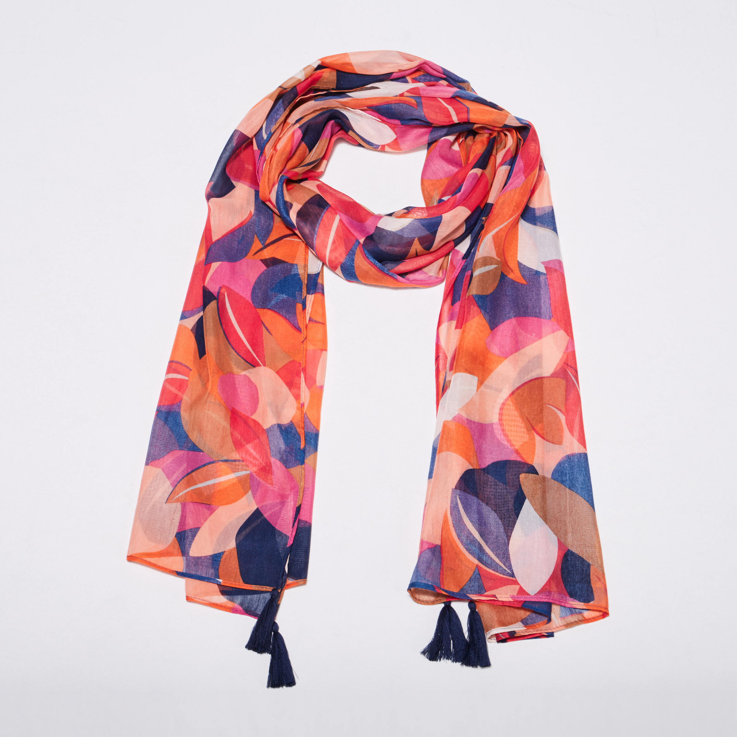 Étole multicolore femme