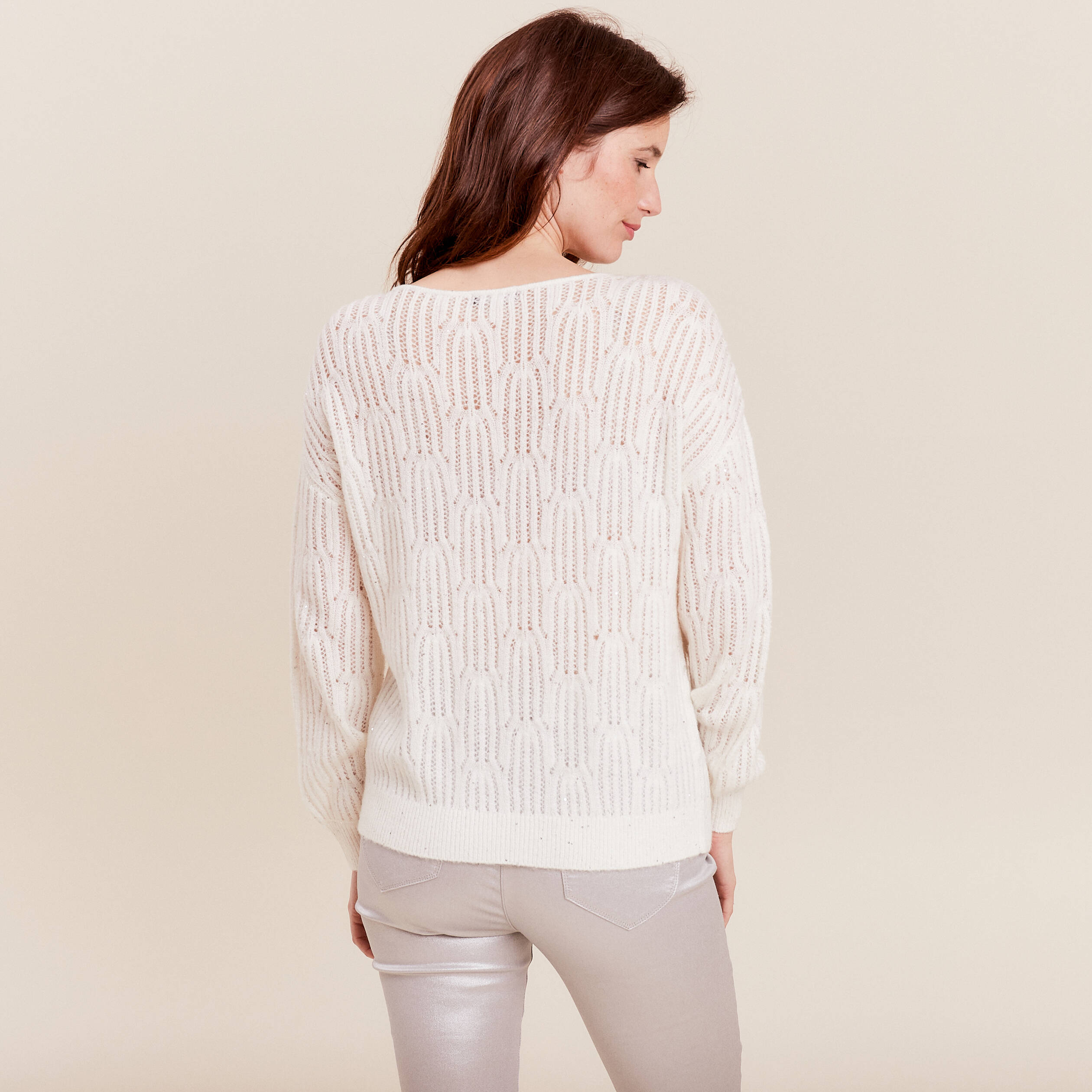 Pull Femme New Look - Noir - Taille 46/XL - Style Pullover - Occasion Très Bon État