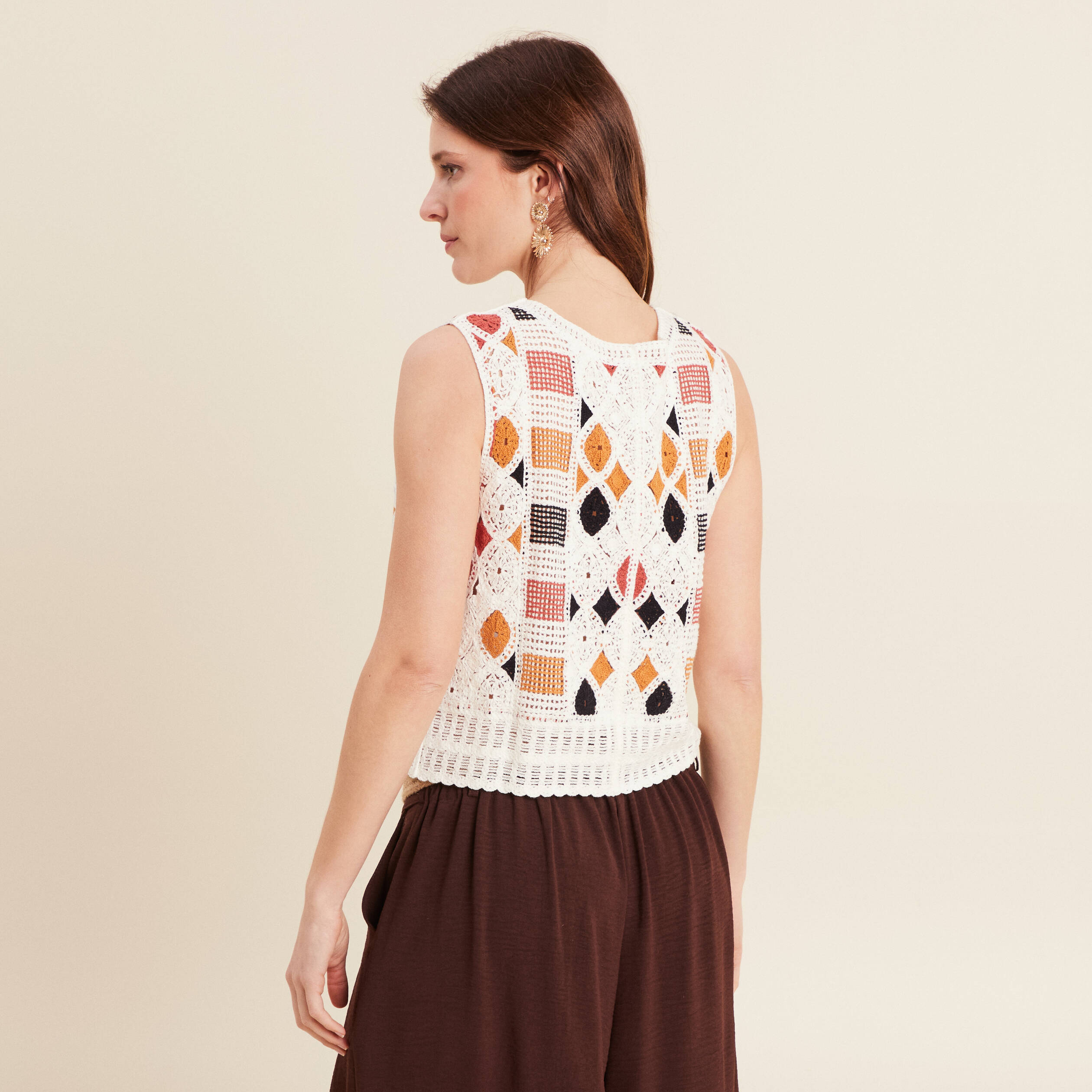 gilet sans manches blanc femme Gilet sans manches blanc femme