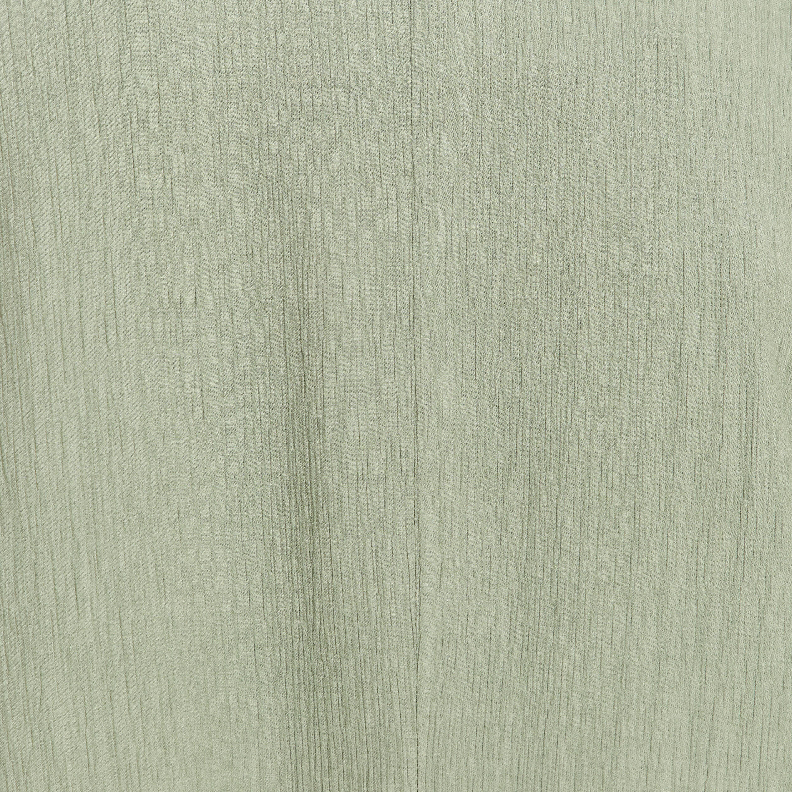 Veste fluide col cascade vert kaki femme