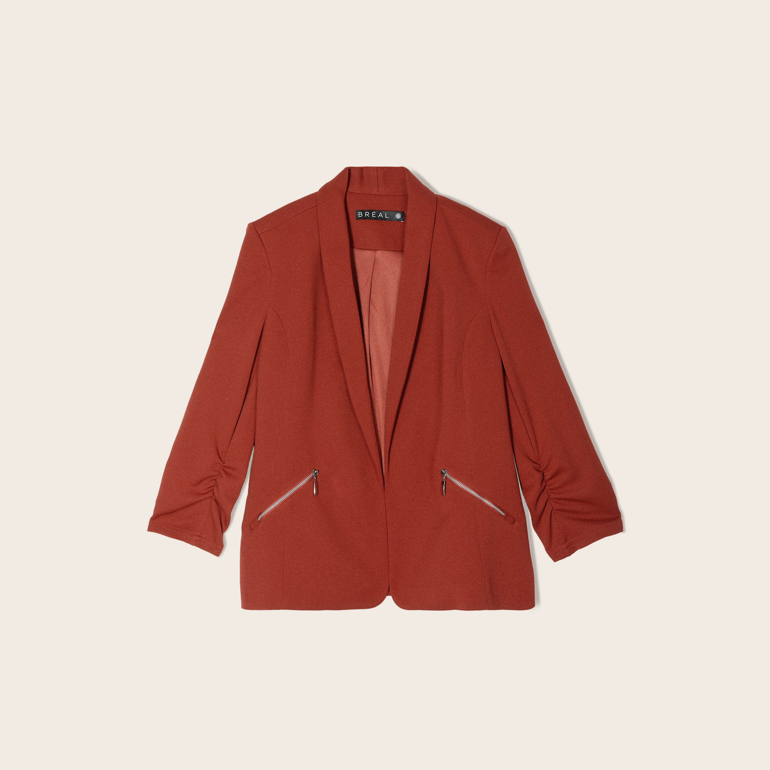 Veste blazer online bordeaux femme