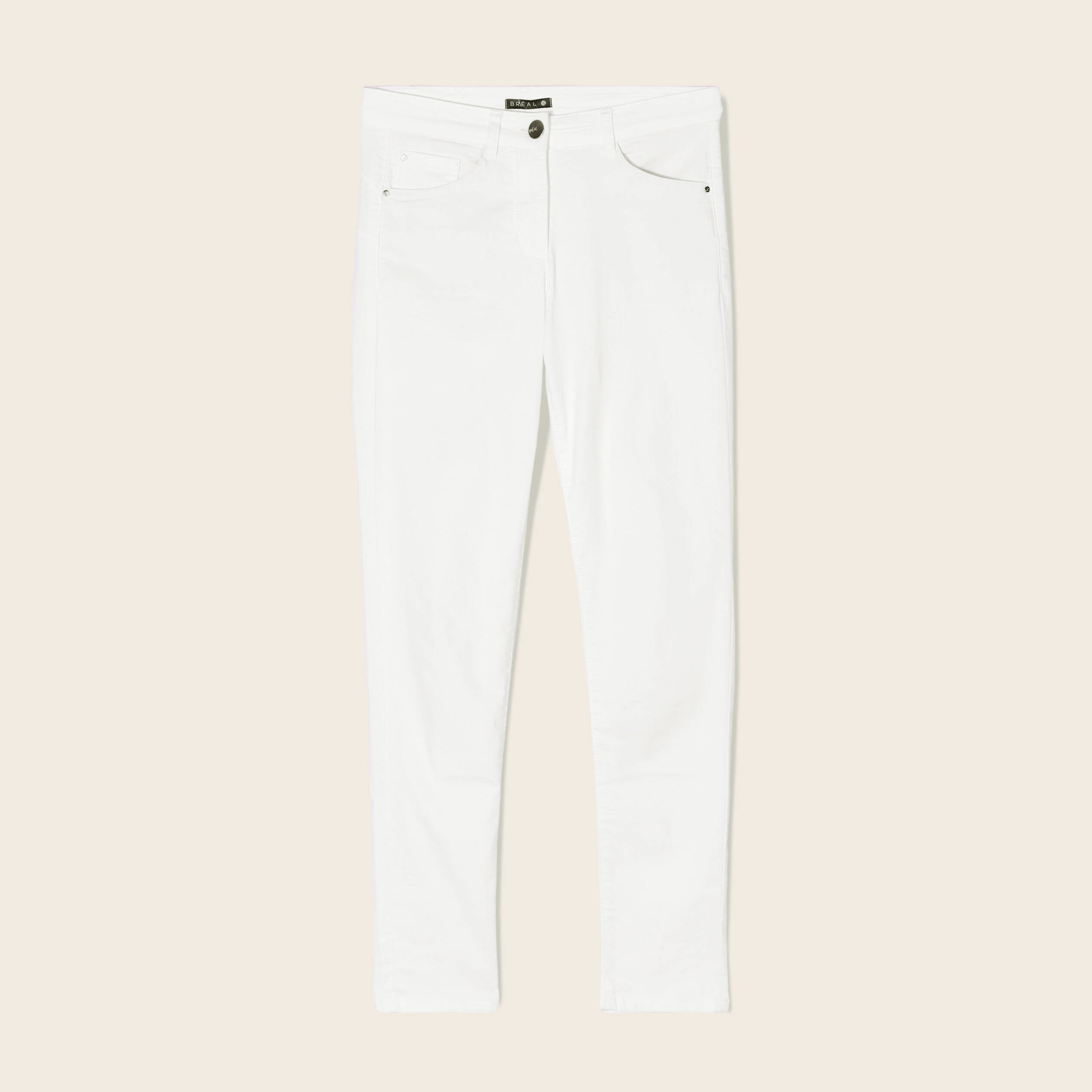 Pantalon magique Le L&eacute;ger coupe ajust&eacute;e blanc femme