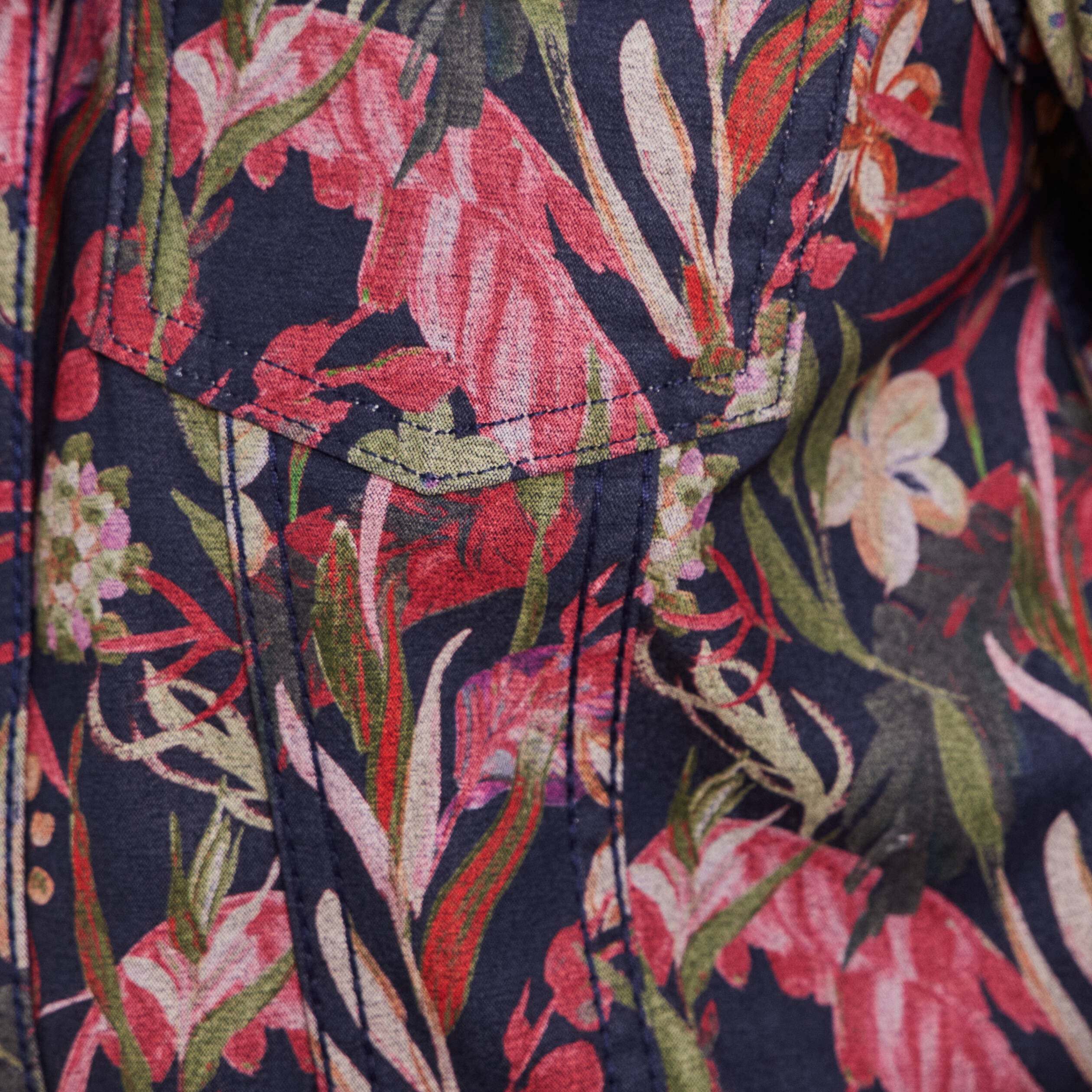 Veste cintr&eacute;e r&eacute;versible multicolore femme