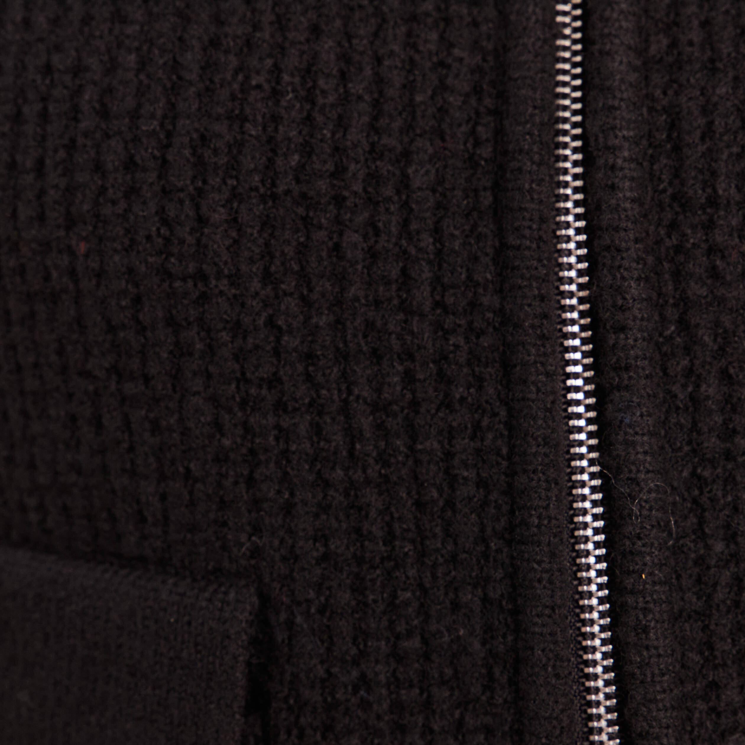 Gilet zipp&eacute; sans manches noir femme