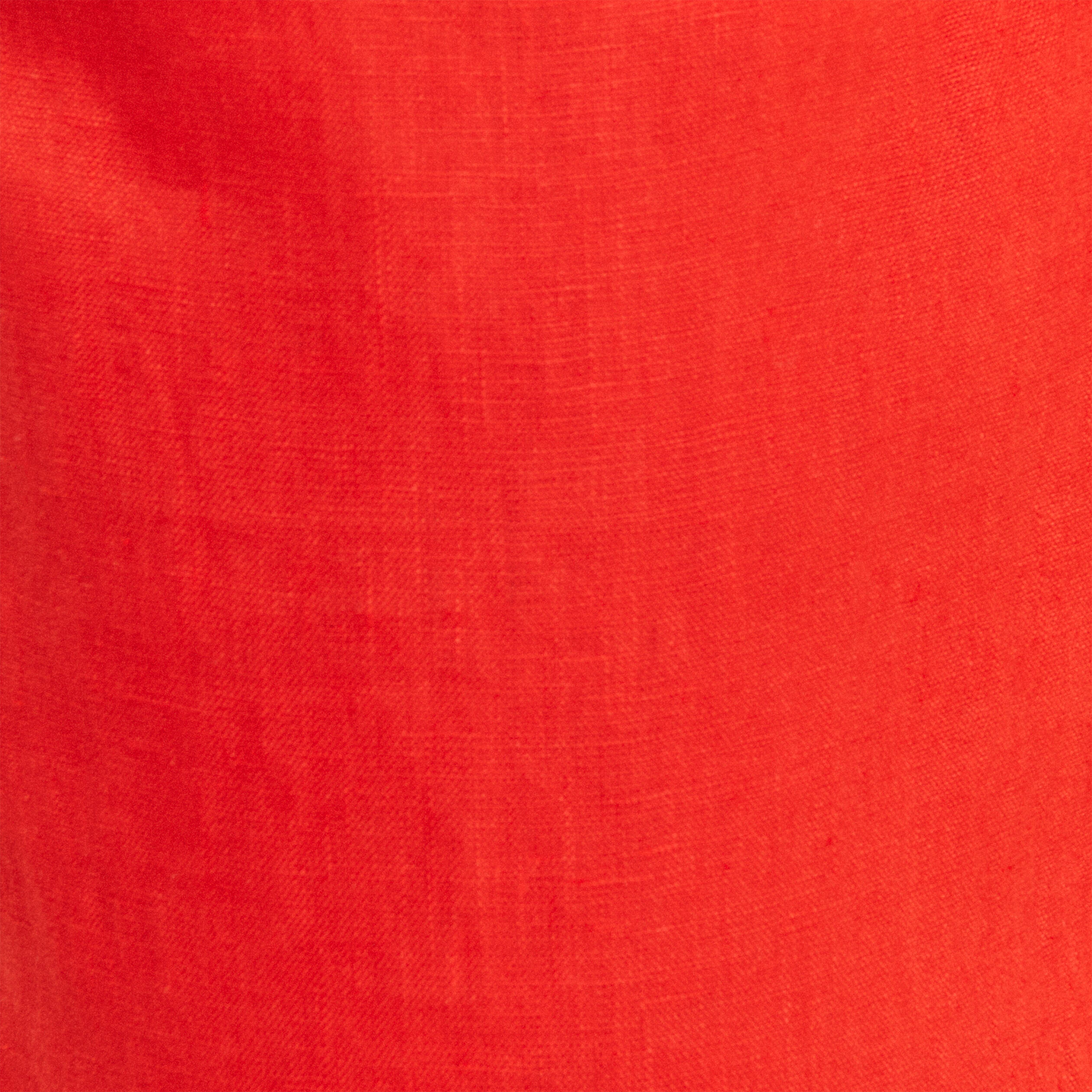 Pantalon large ceintur&eacute; orange femme