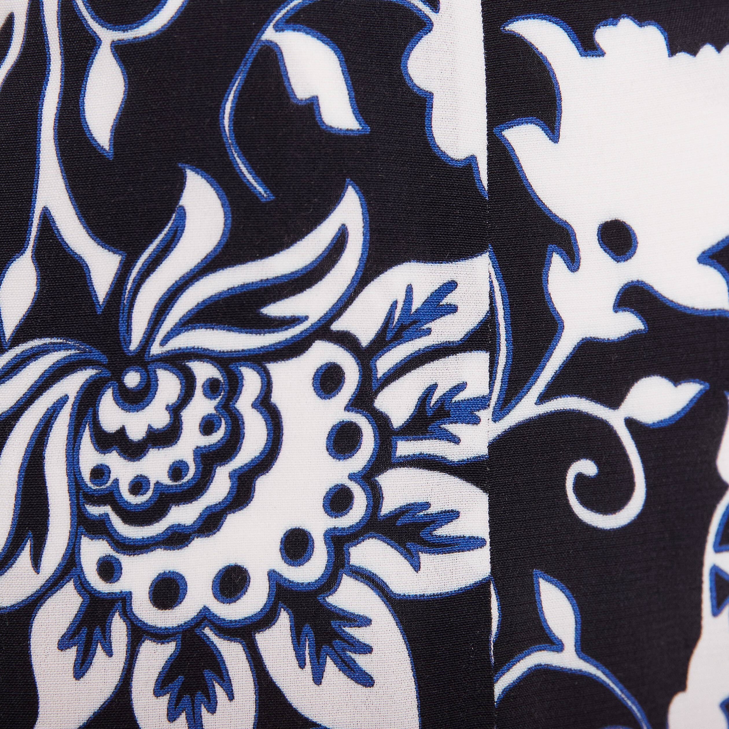 Jupe longue évasée bleu foncé femme