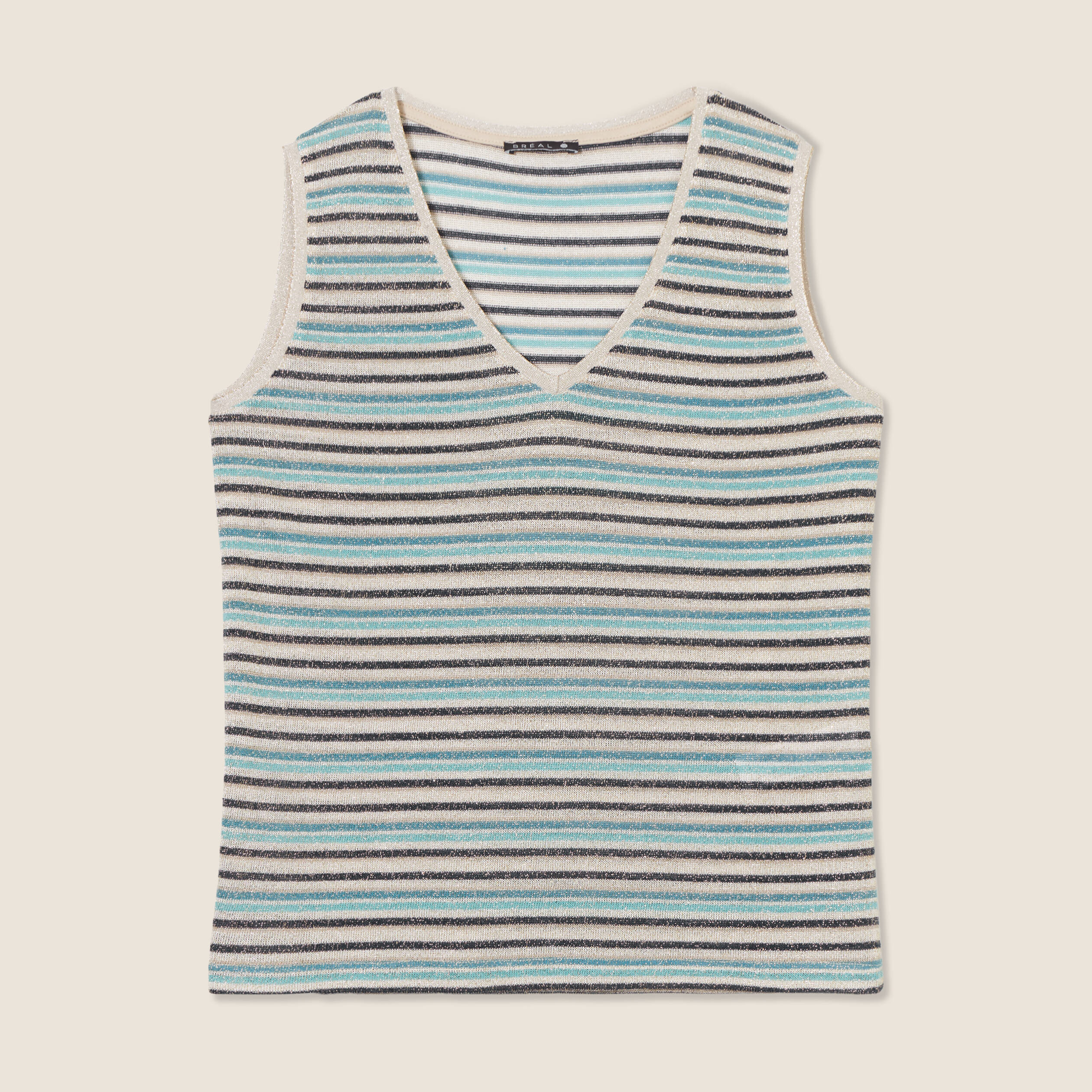 Débardeur sans manches bleu femme