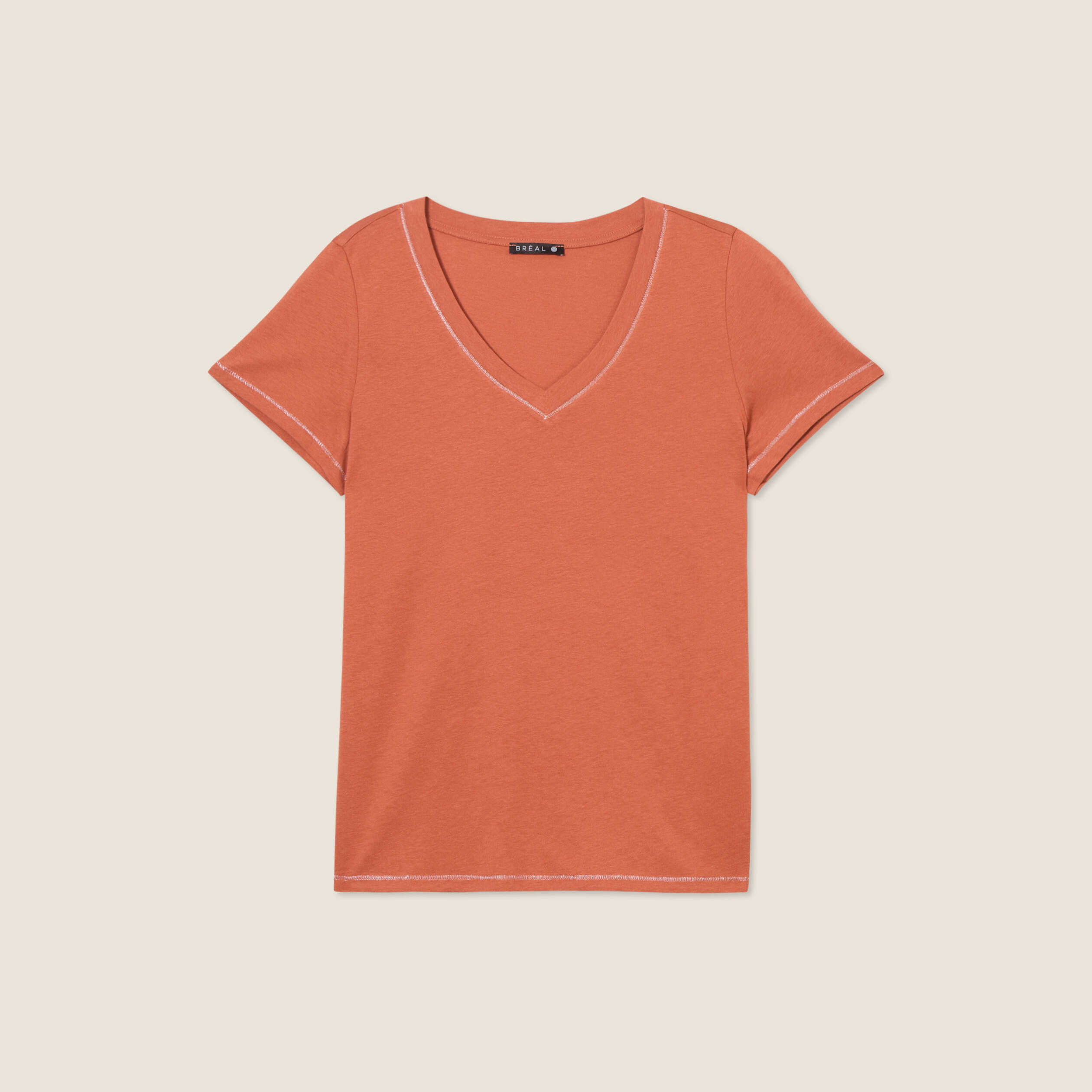 t shirt manches courtes vieux rose femme T-shirt manches courtes vieux rose femme