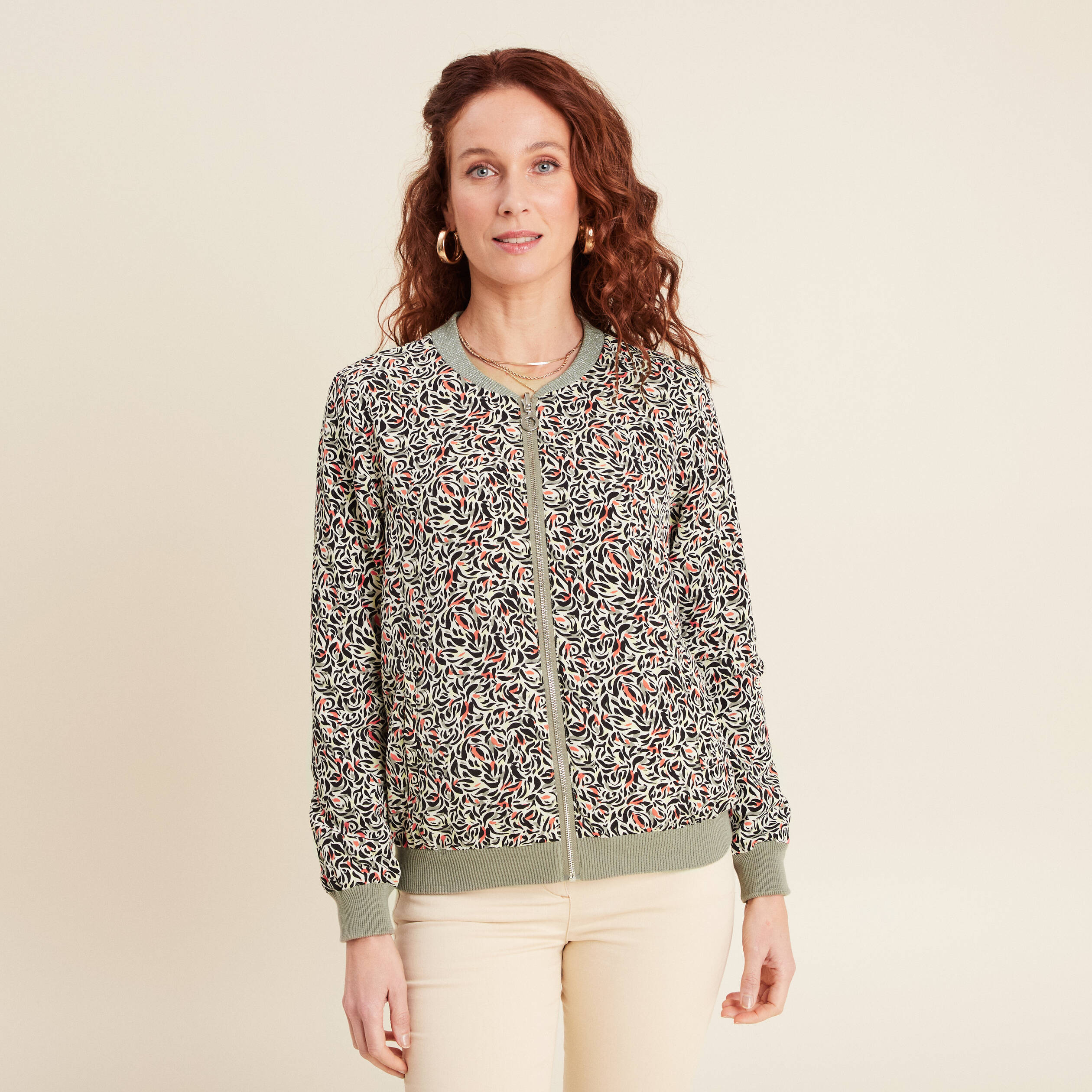 ESPRIT Gilet Donna 993ee1h302 – Girocollo Con Cappuccio, Tasche Con Cerniera, Taglio Leggermente Sciancrato
